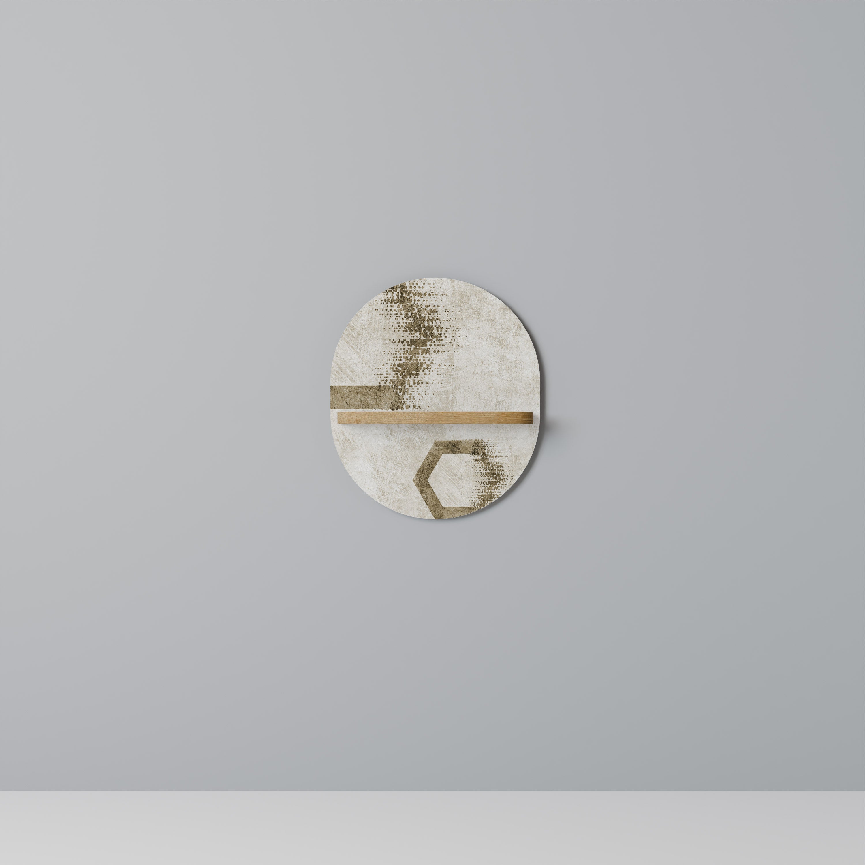 HEXAGONAL SHAPES Decorative Art Shelf