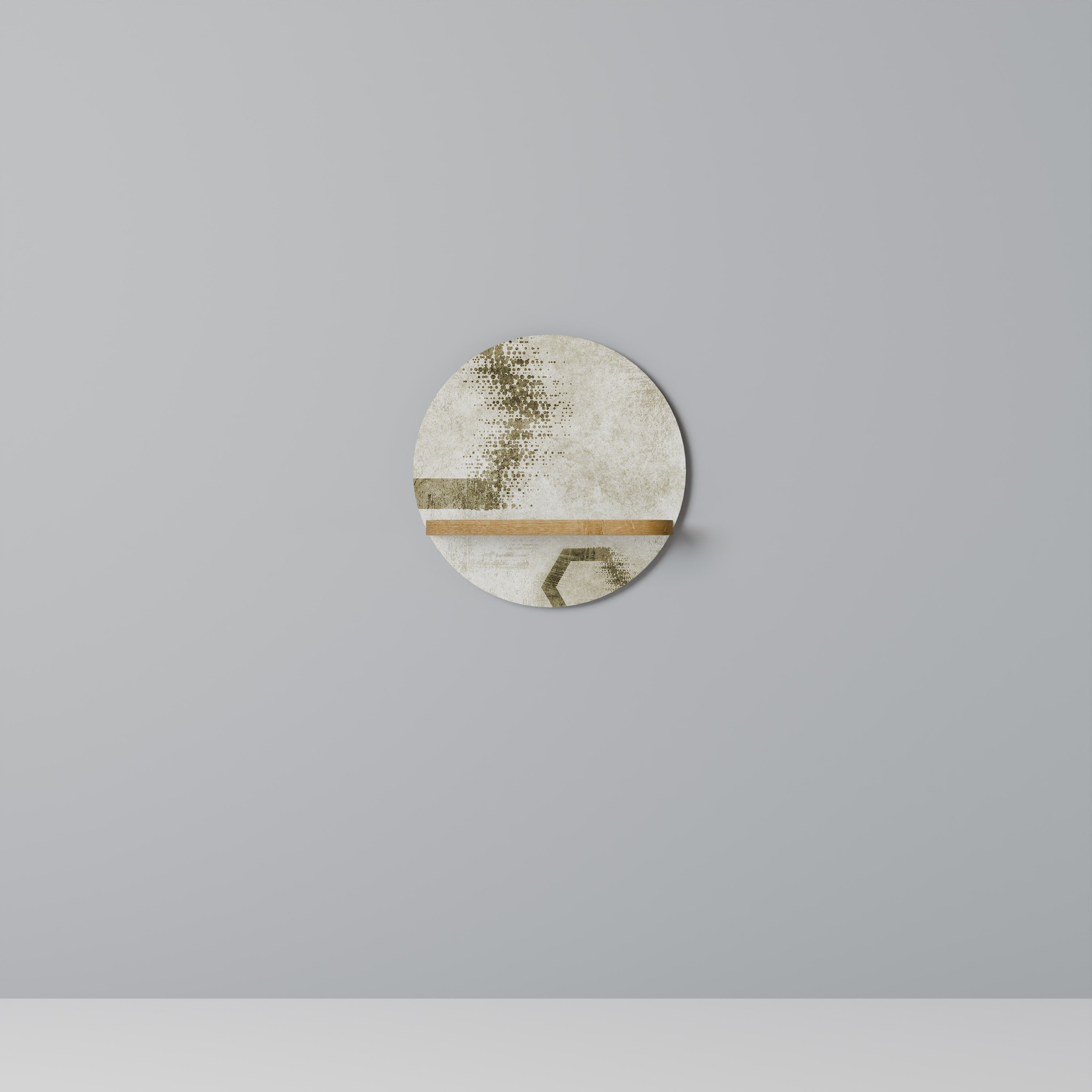 HEXAGONAL SHAPES Decorative Art Shelf