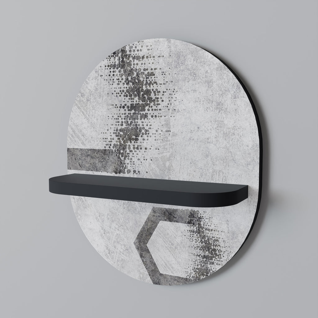 HEXAGONAL FIGURES Decorative Art Shelf