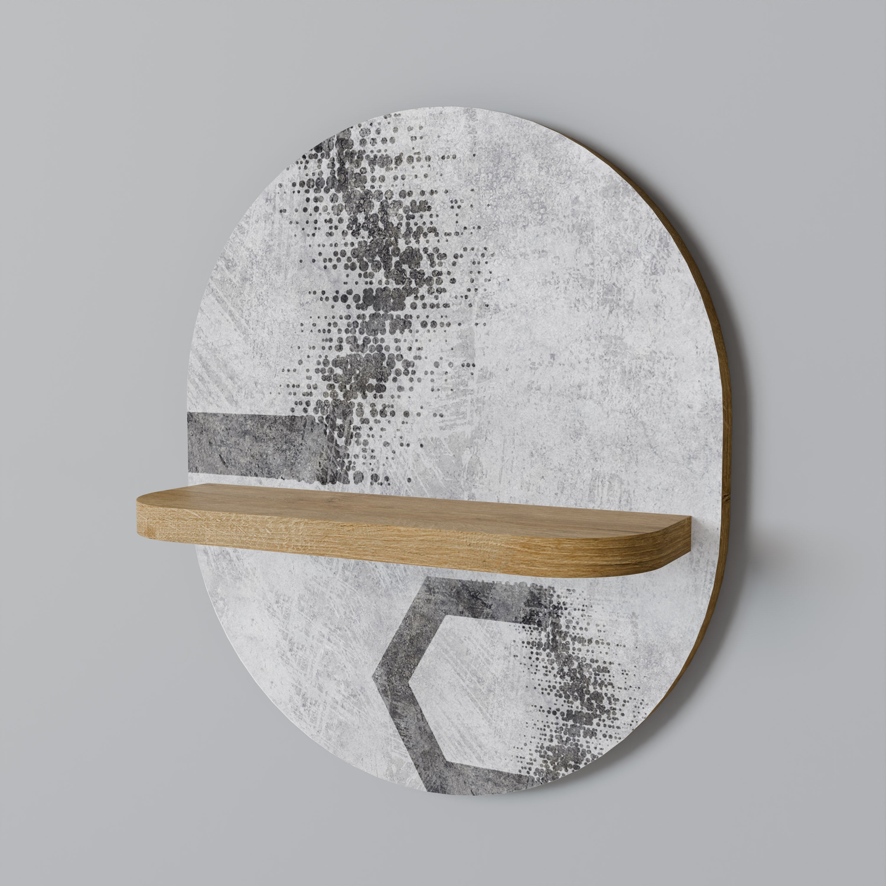 HEXAGONAL FIGURES Decorative Art Shelf