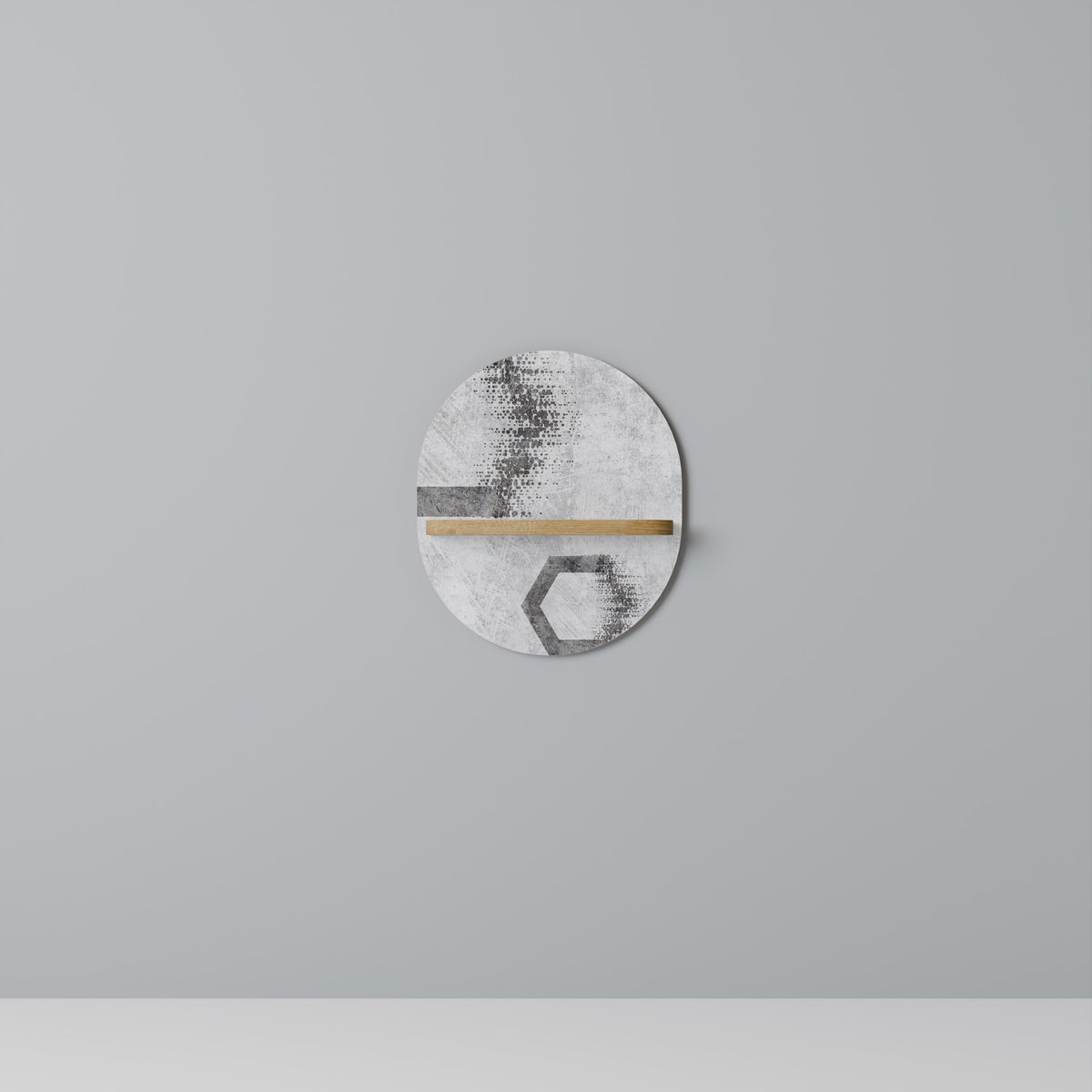 HEXAGONAL FIGURES Dekoratives Wandregal