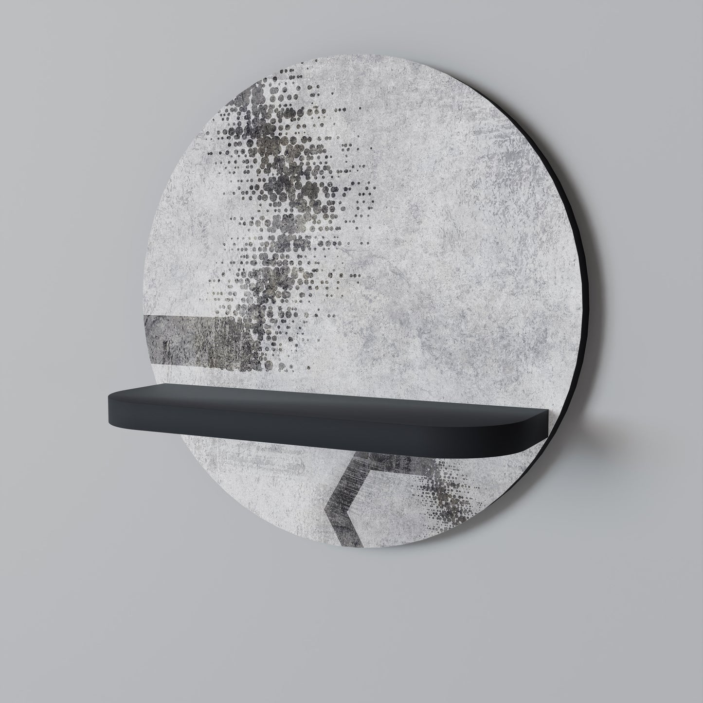 HEXAGONAL FIGURES Art Shelf