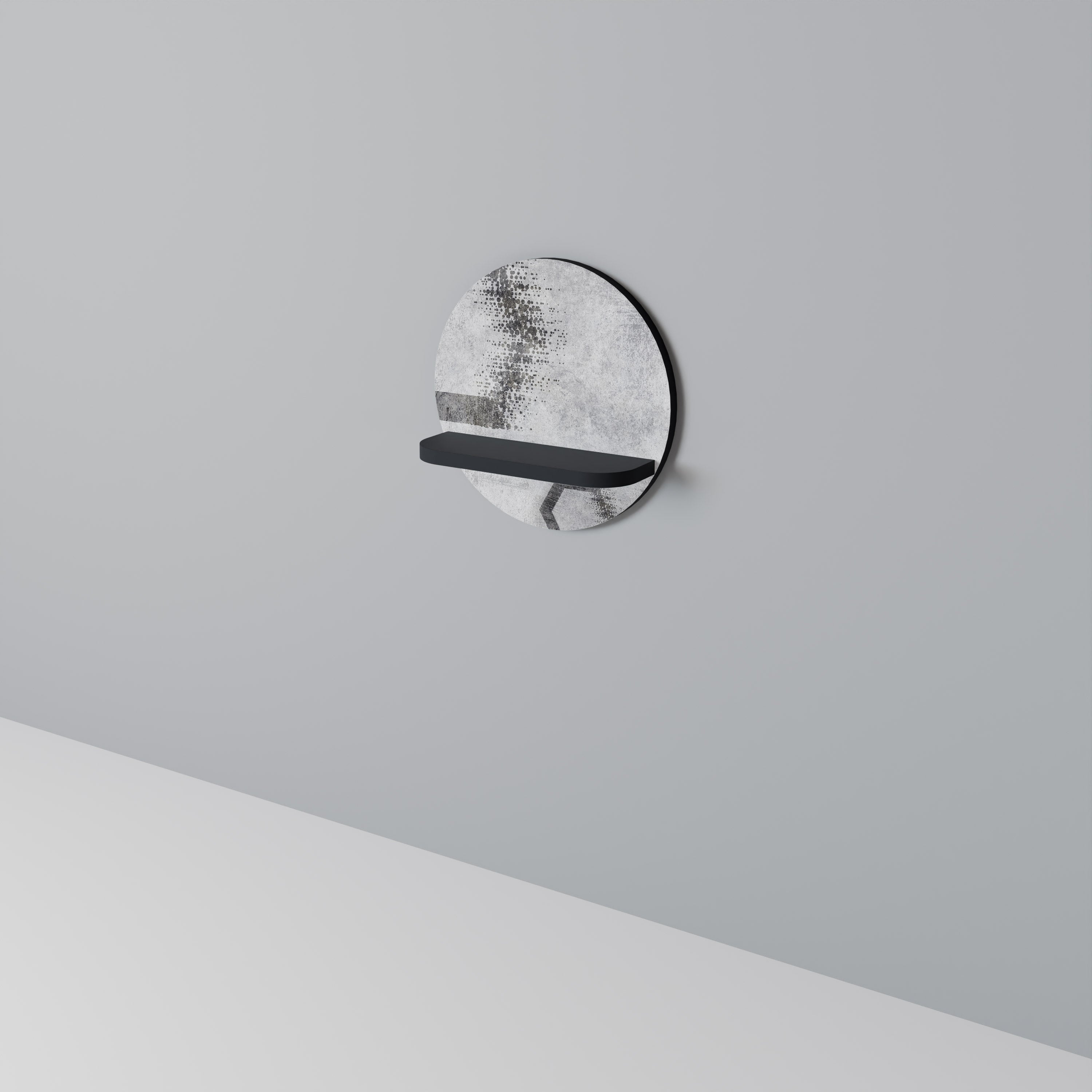 HEXAGONAL FIGURES Art Shelf