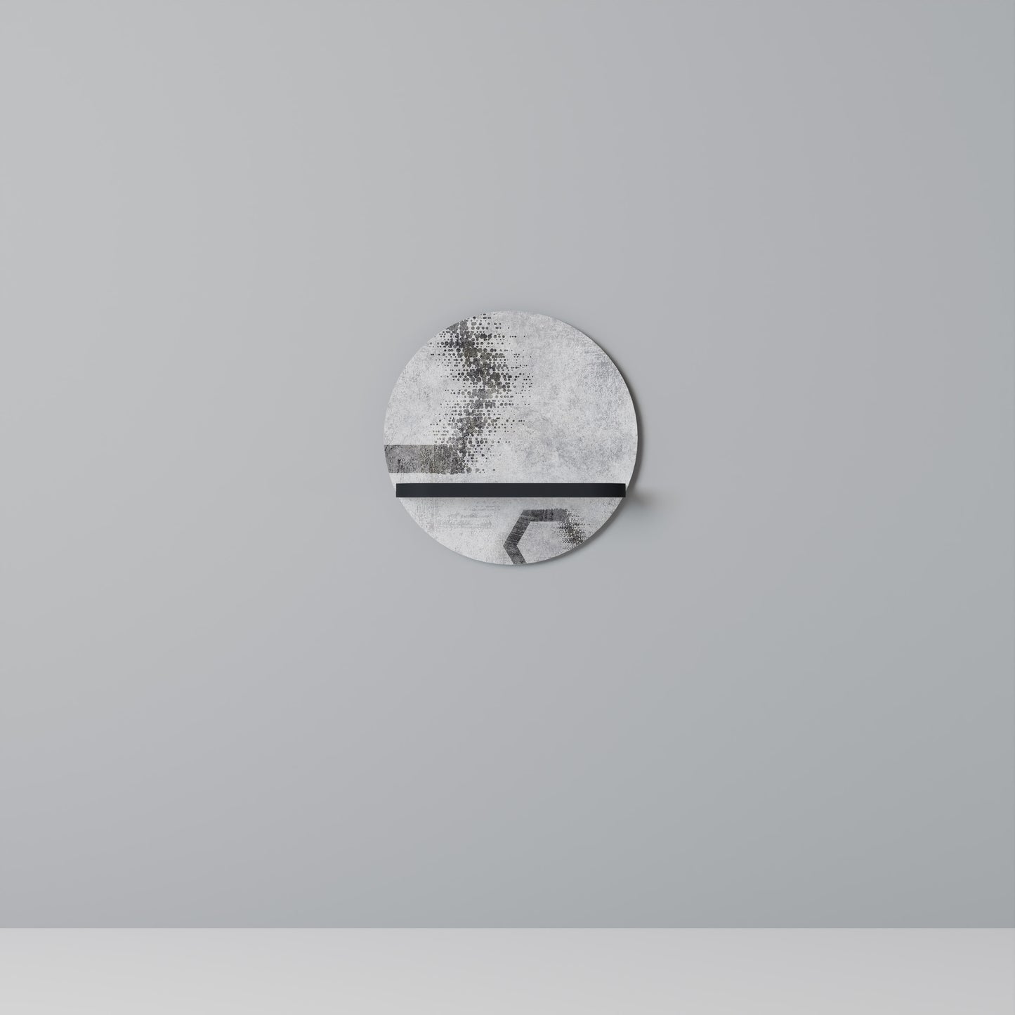 HEXAGONAL FIGURES Art Shelf