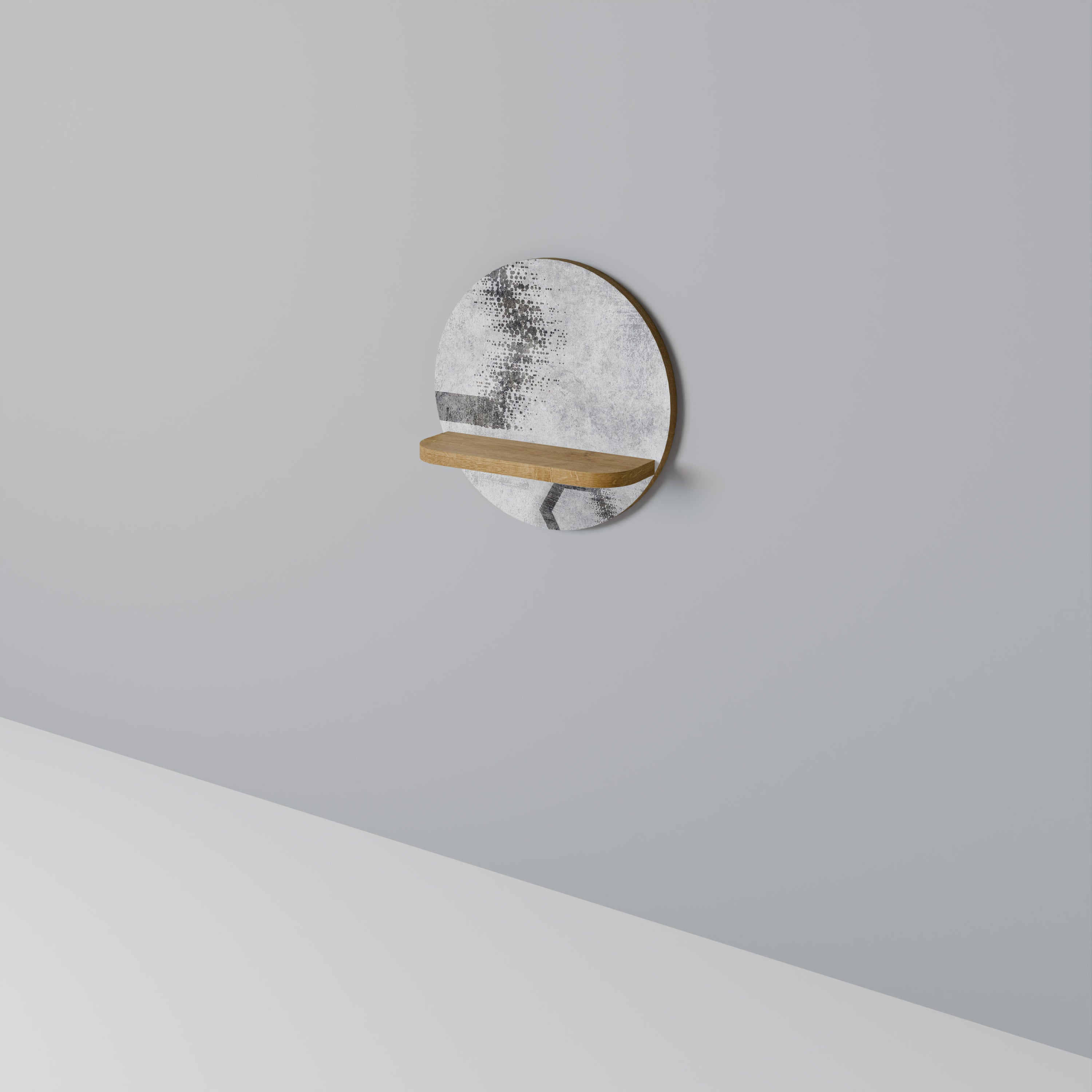 HEXAGONAL FIGURES Art Shelf