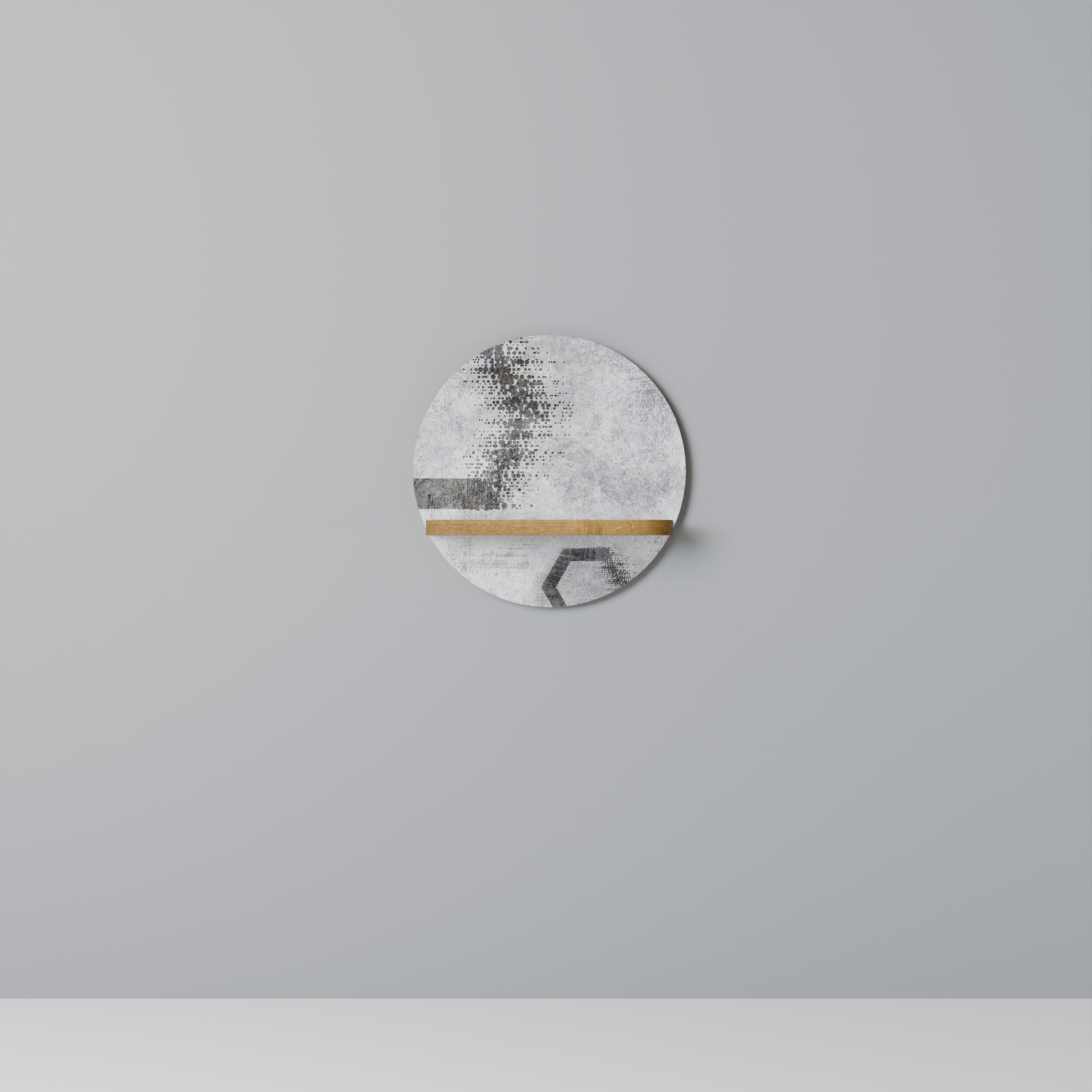 HEXAGONAL FIGURES Decorative Art Shelf