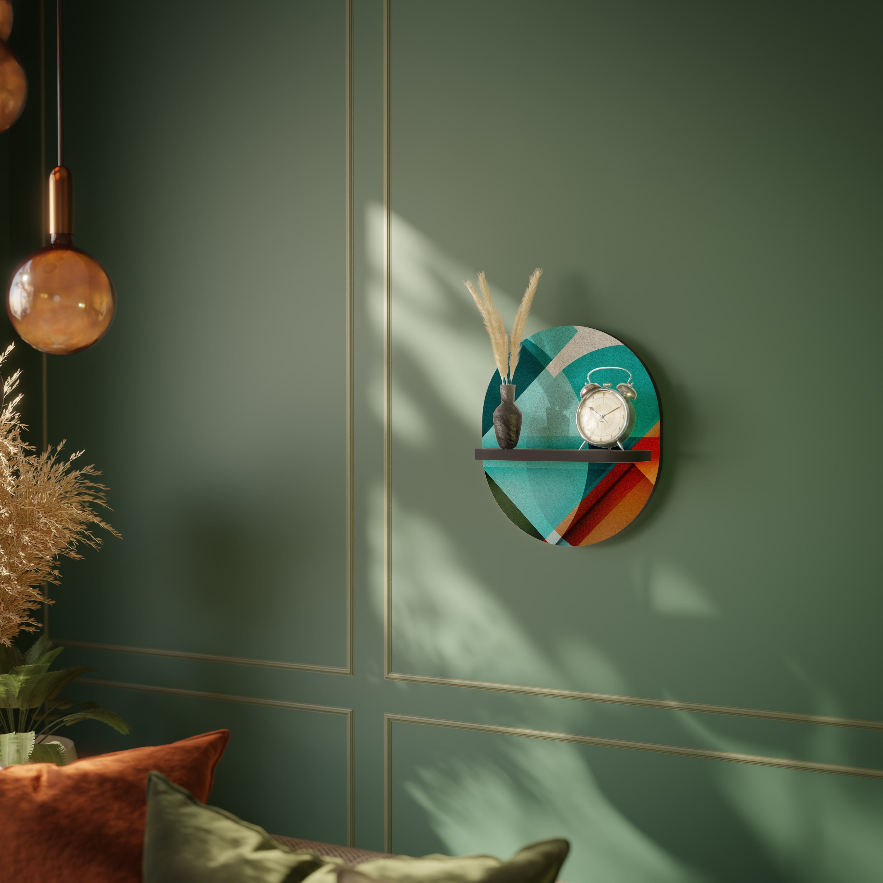 CIRCULAR RHAPSODY Decorative Art Shelf