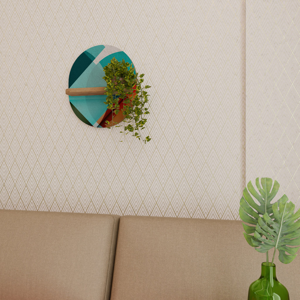 CIRCULAR RHAPSODY Decorative Art Shelf