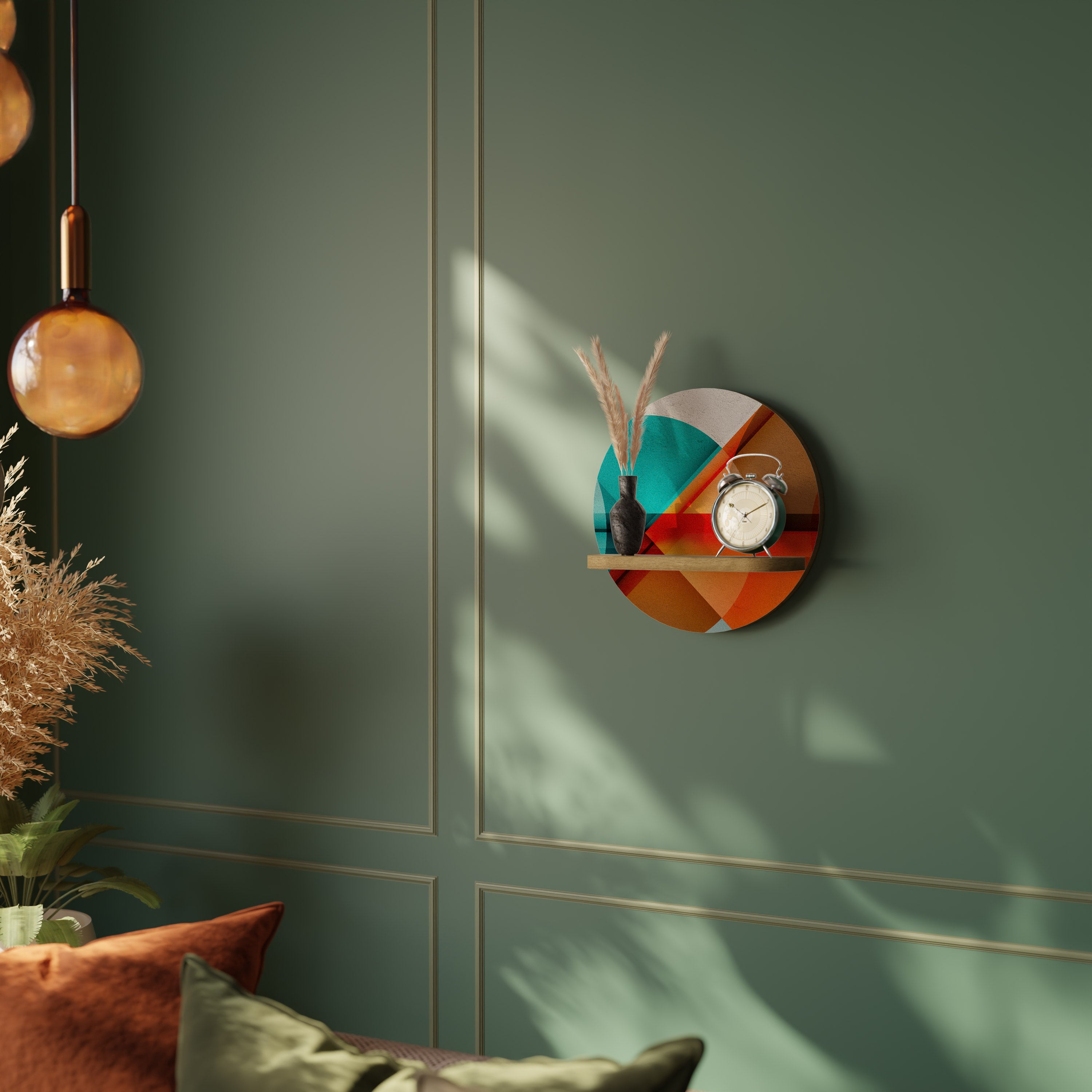 CIRCULAR RHAPSODY Decorative Art Shelf