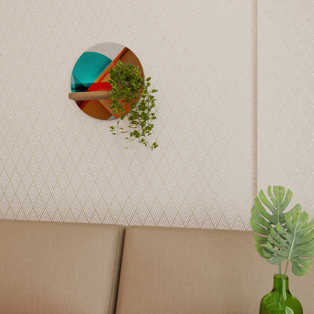 CIRCULAR RHAPSODY Decorative Art Shelf