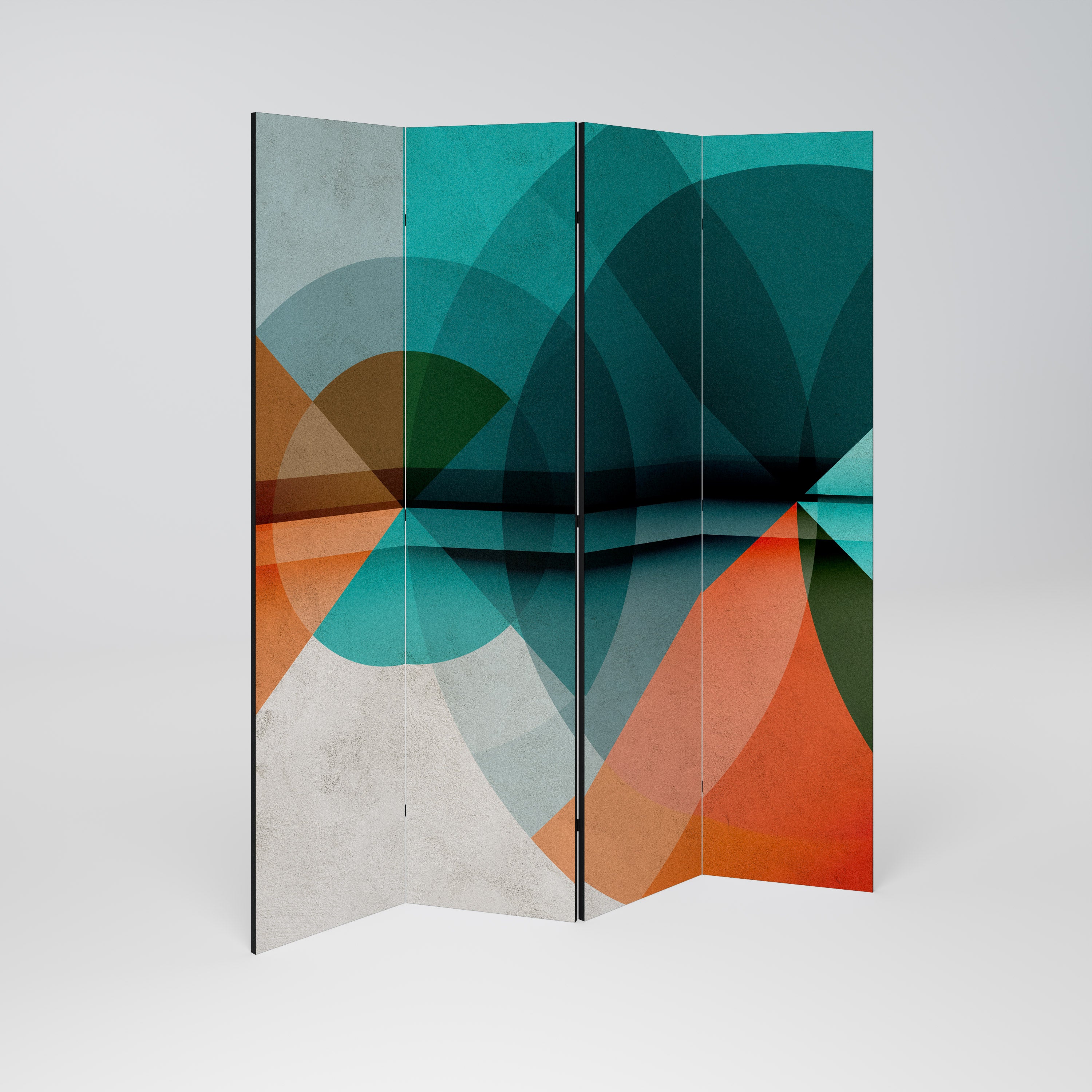 CIRCULAR RHAPSODY 4dílný paraván