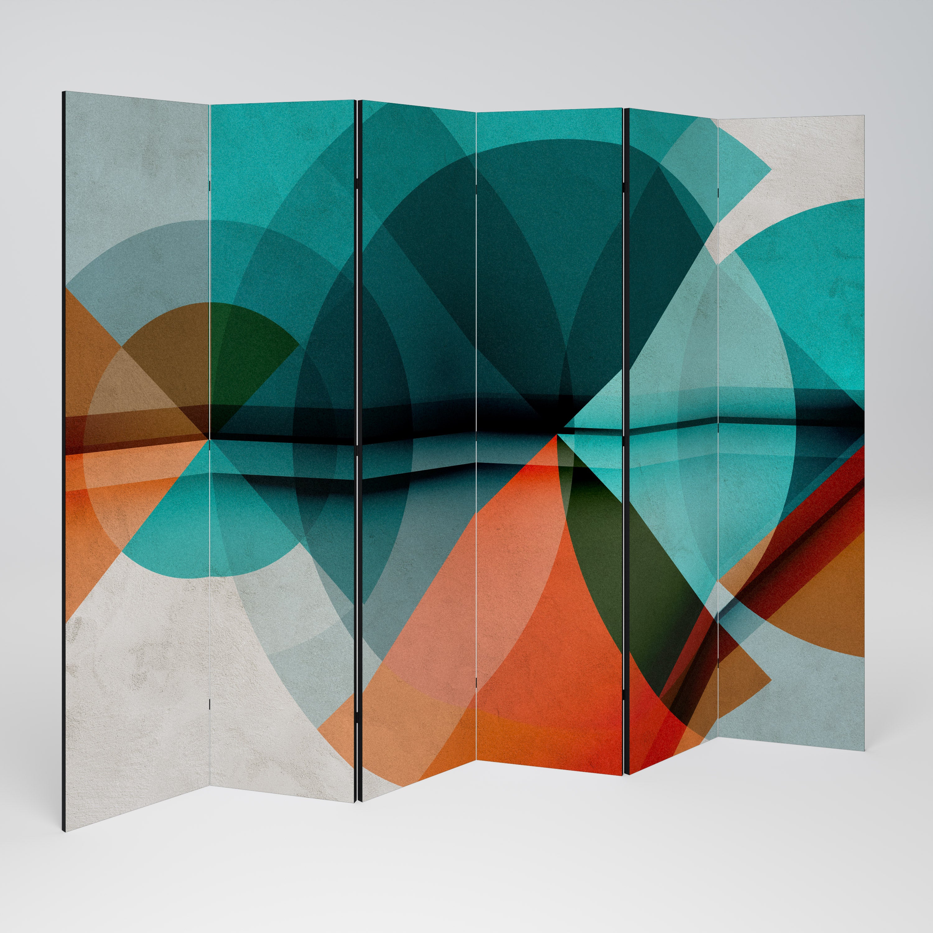 CIRCULAR RHAPSODY 6-Panel Room Divider