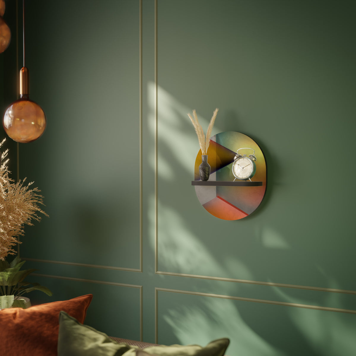 PIERCING SHARPNESS Decorative Art Shelf