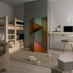 PIERCING SHARPNESS Dekorativ rumsavdelare – 3 paneler