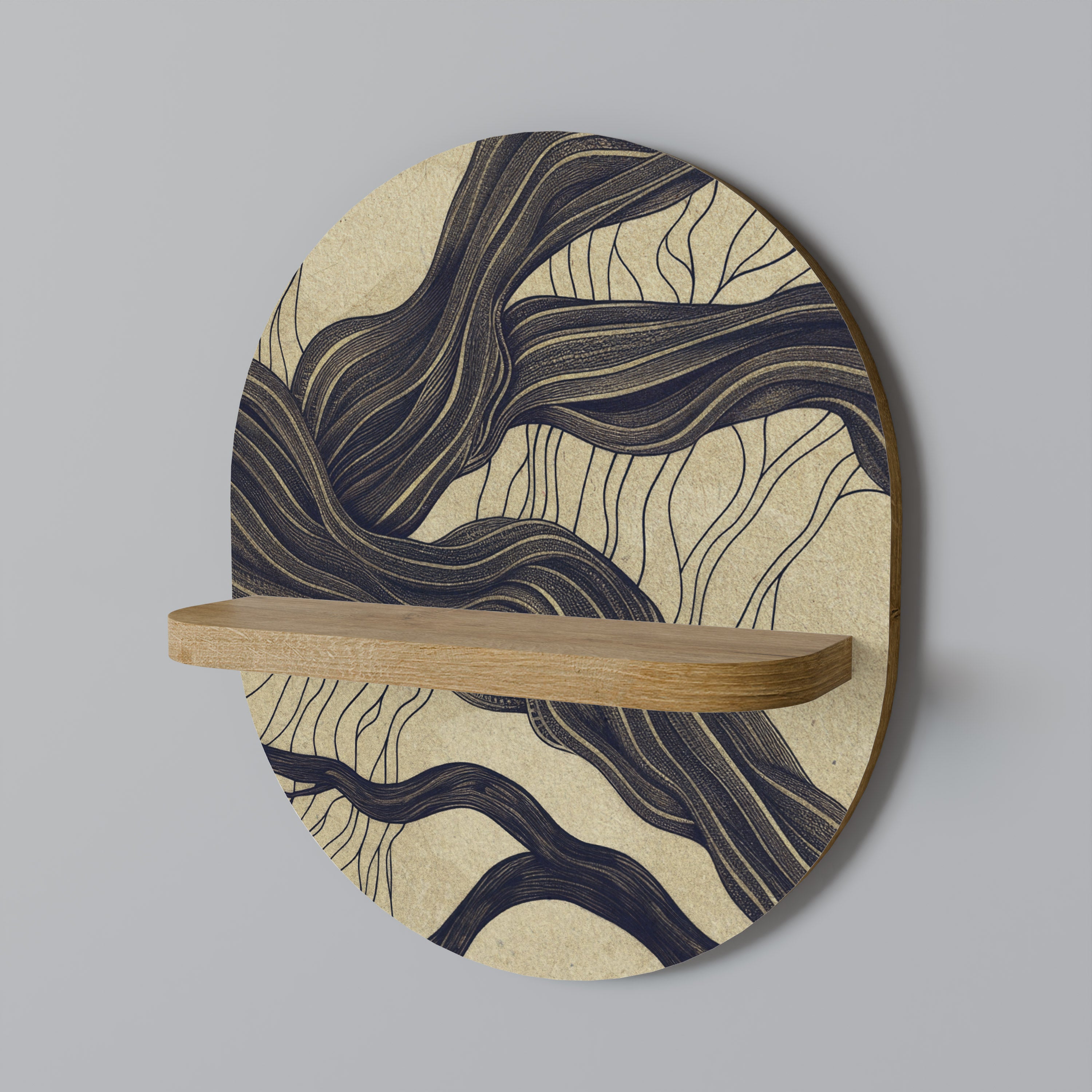 UNIFIED FRAGMENTS Decorative Art Shelf