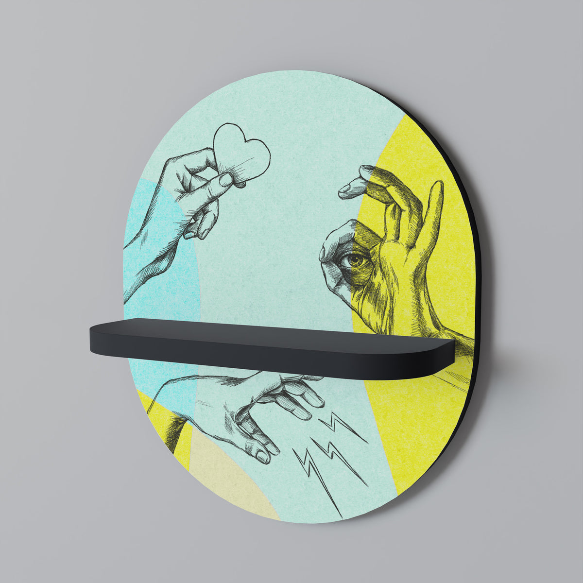 BODY LANGUAGE Dekoratives Wandregal