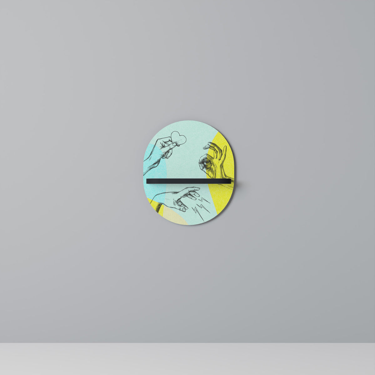 BODY LANGUAGE Dekoratives Wandregal