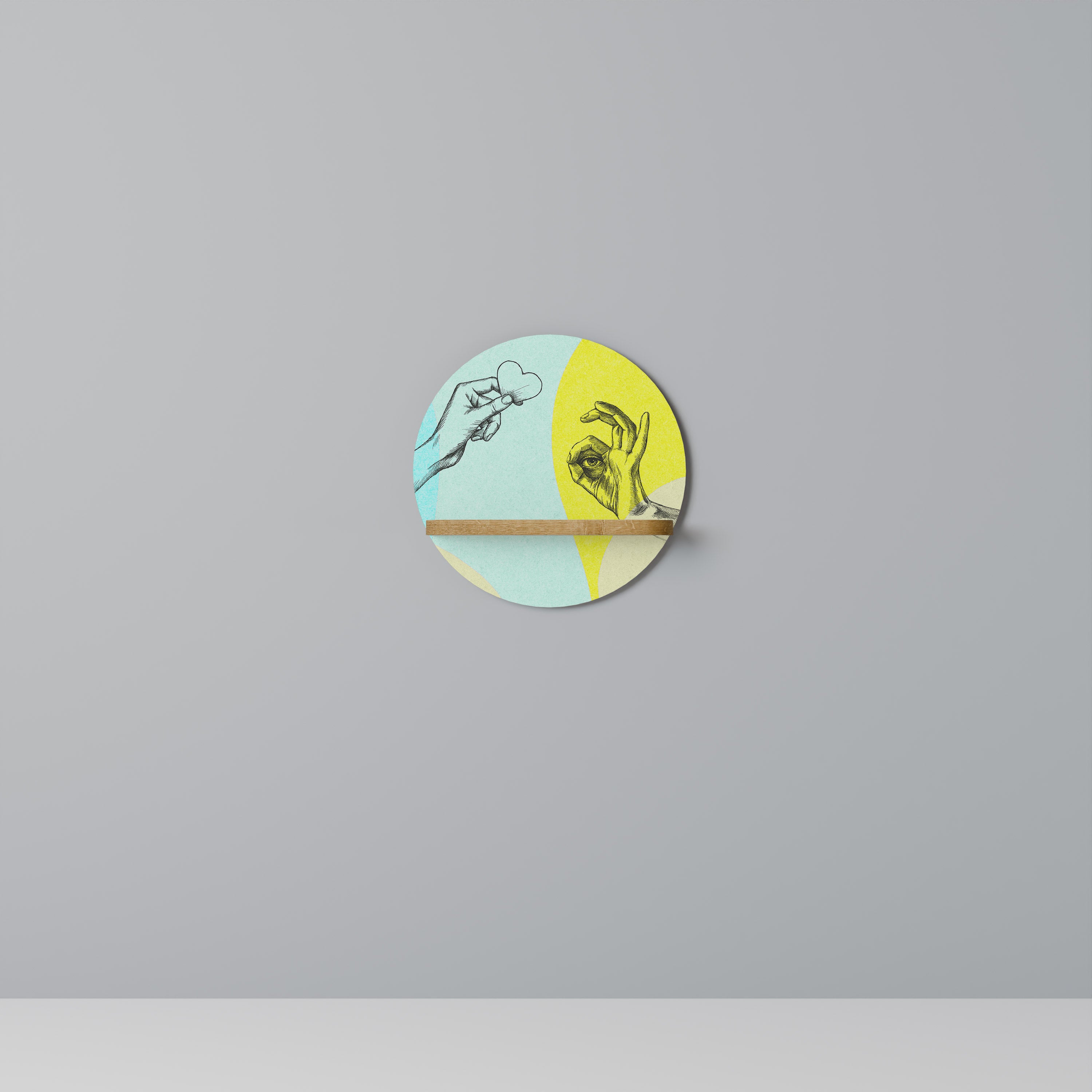 BODY LANGUAGE Decorative Art Shelf