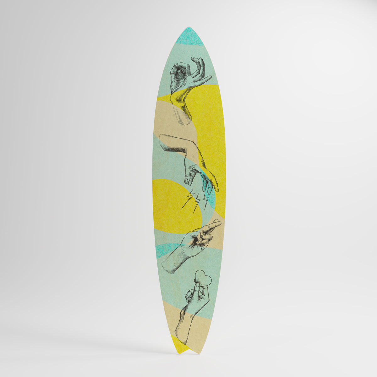 BODY LANGUAGE Deko-Surfboard