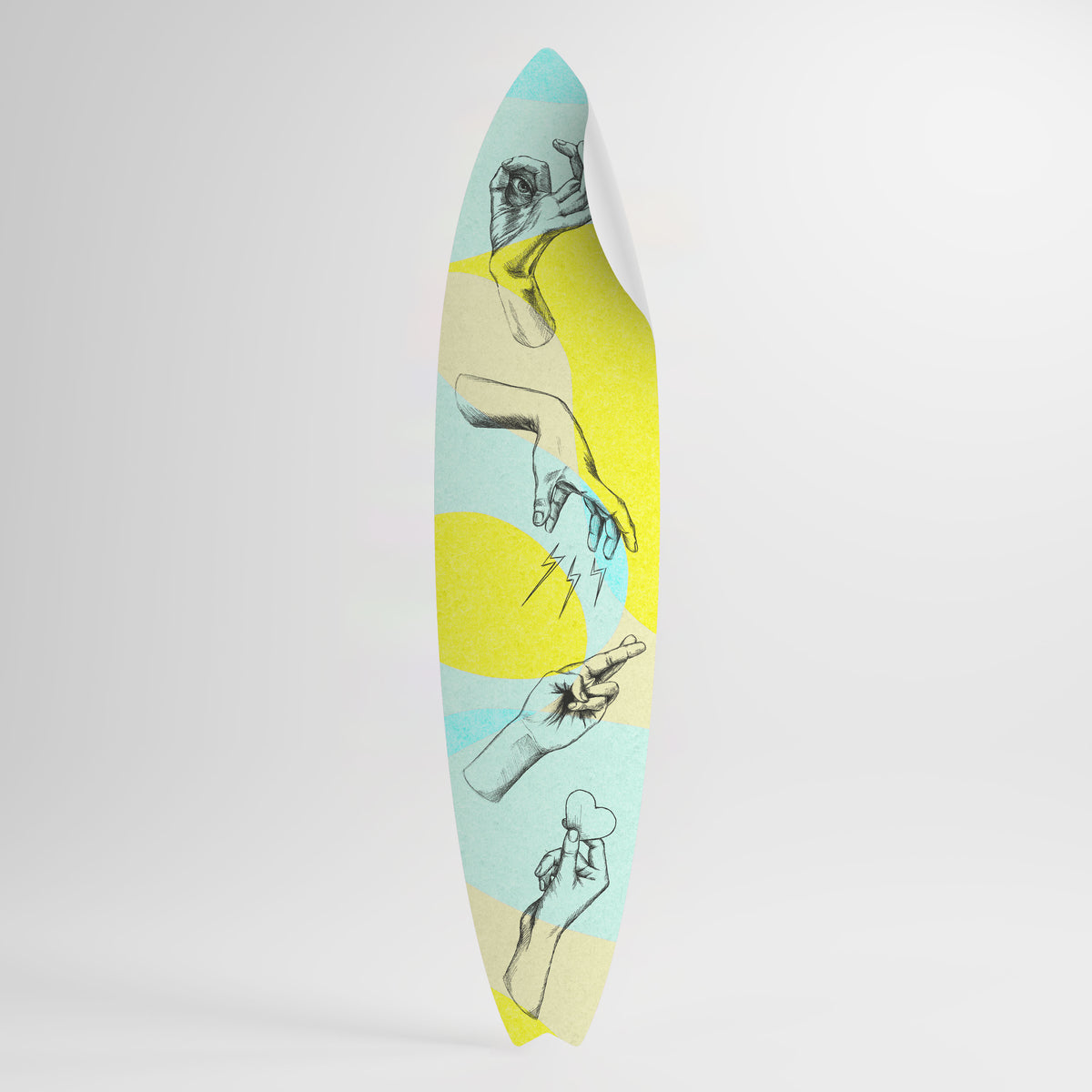 BODY LANGUAGE Autocolante Prancha de Surf