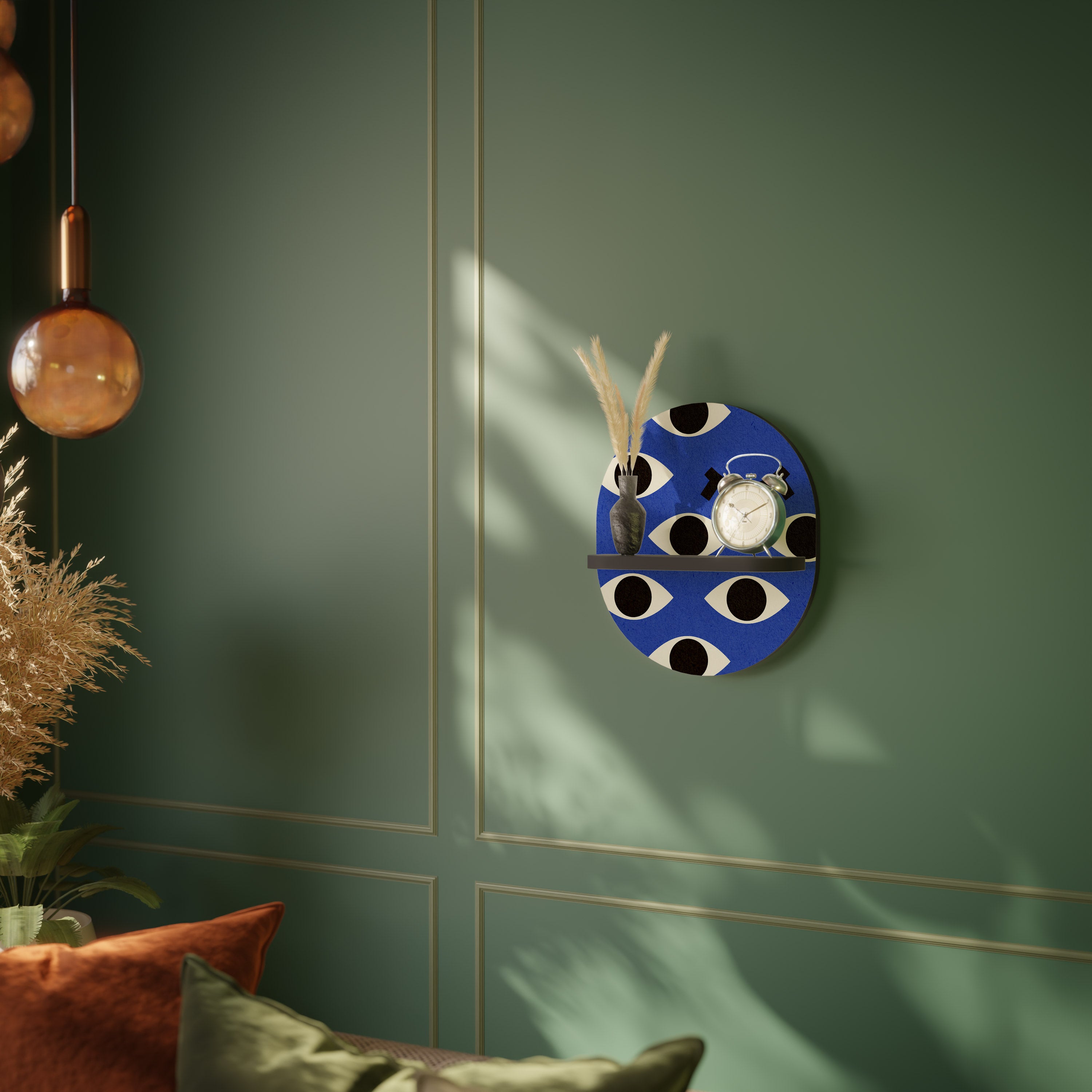 GEOMETRIC EYES Decorative Art Shelf