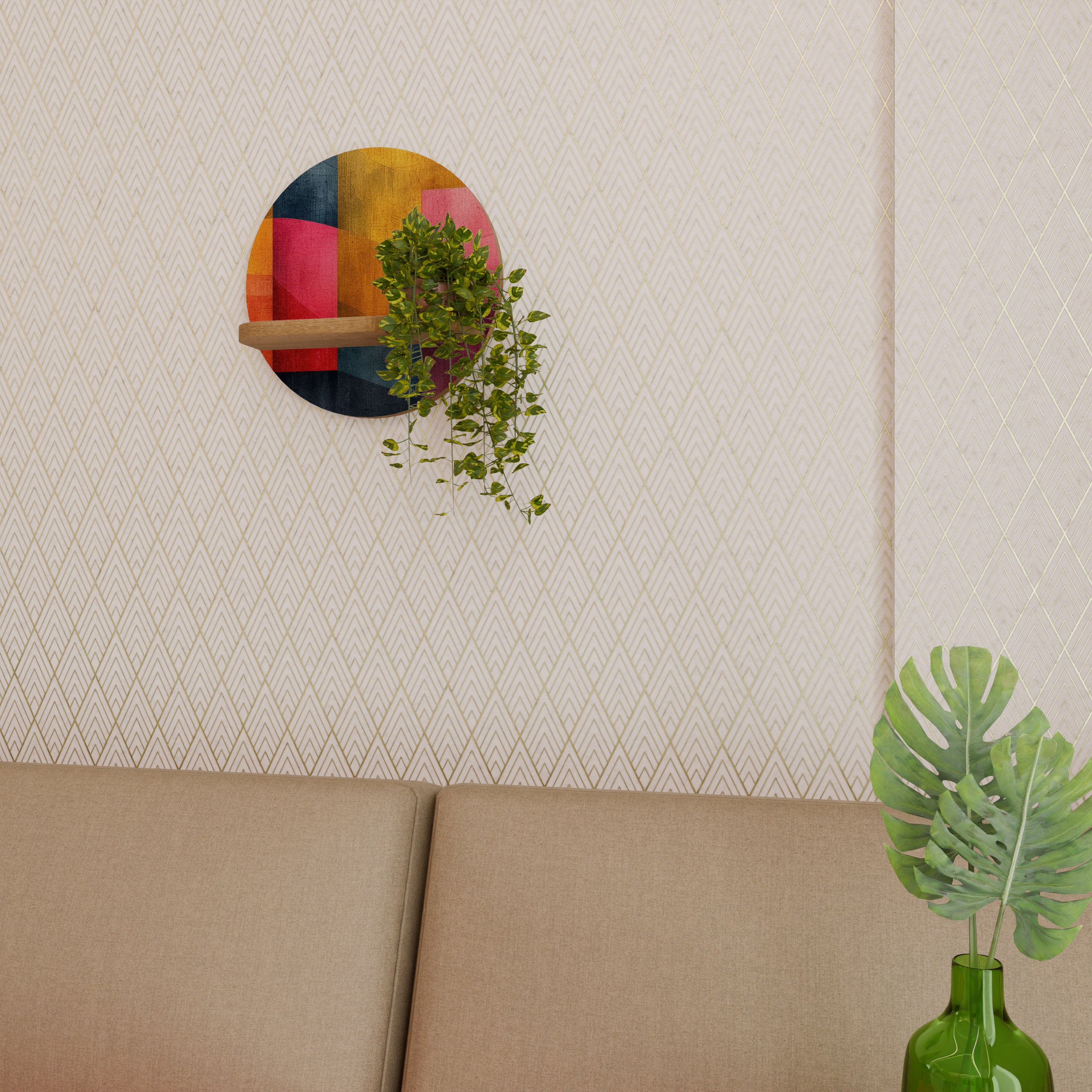 COLORFUL SOUNDS Decorative Art Shelf