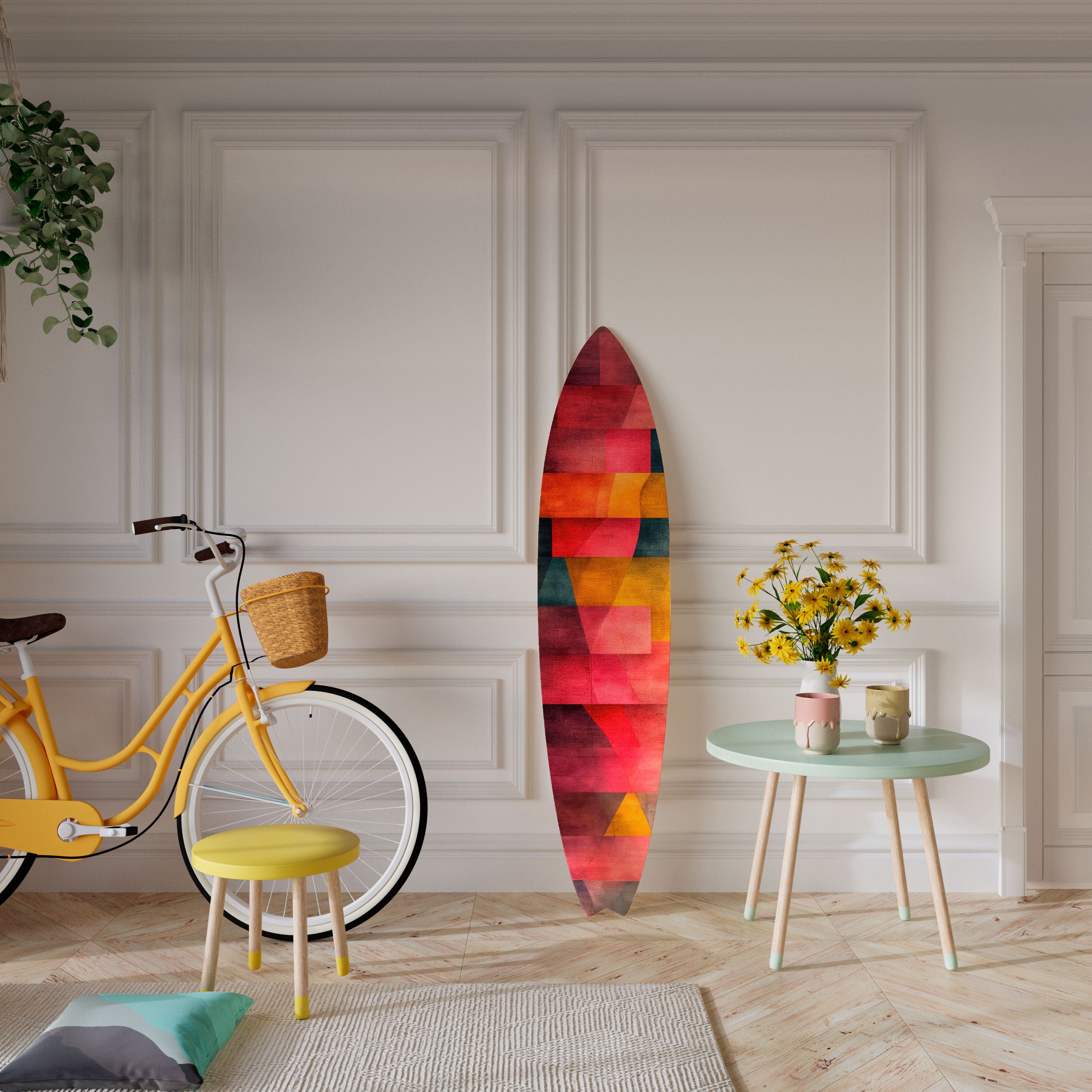 COLORFUL SOUNDS Surfboard Decorative Panel