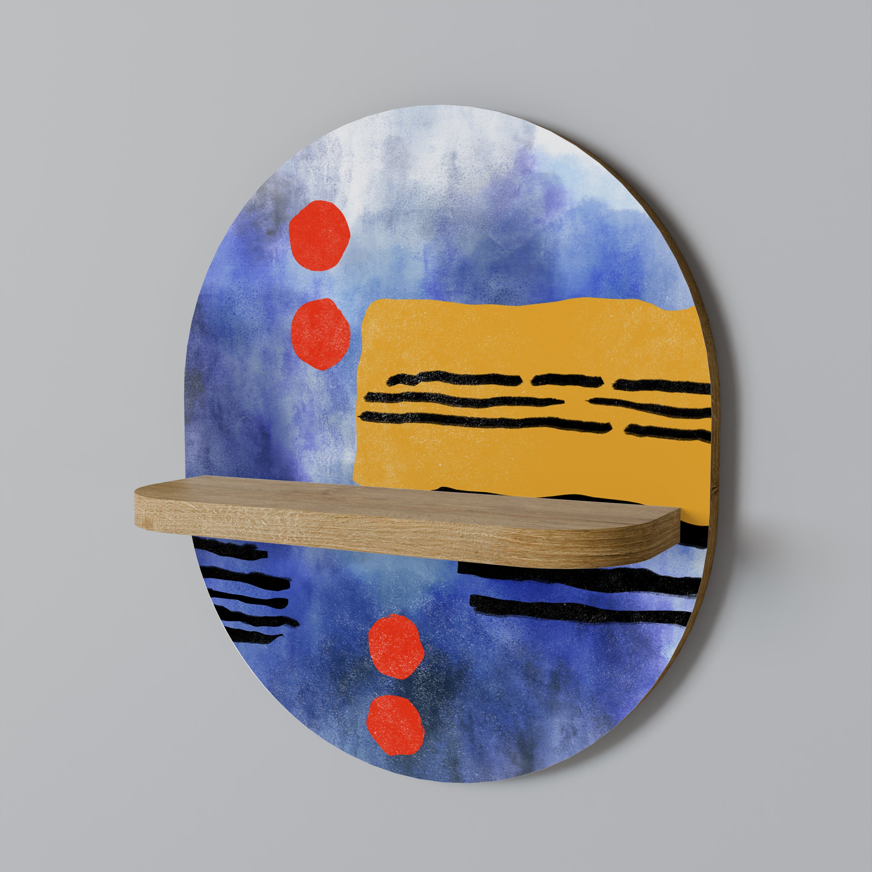 NIGHTFALL VIBRANCE Decorative Art Shelf