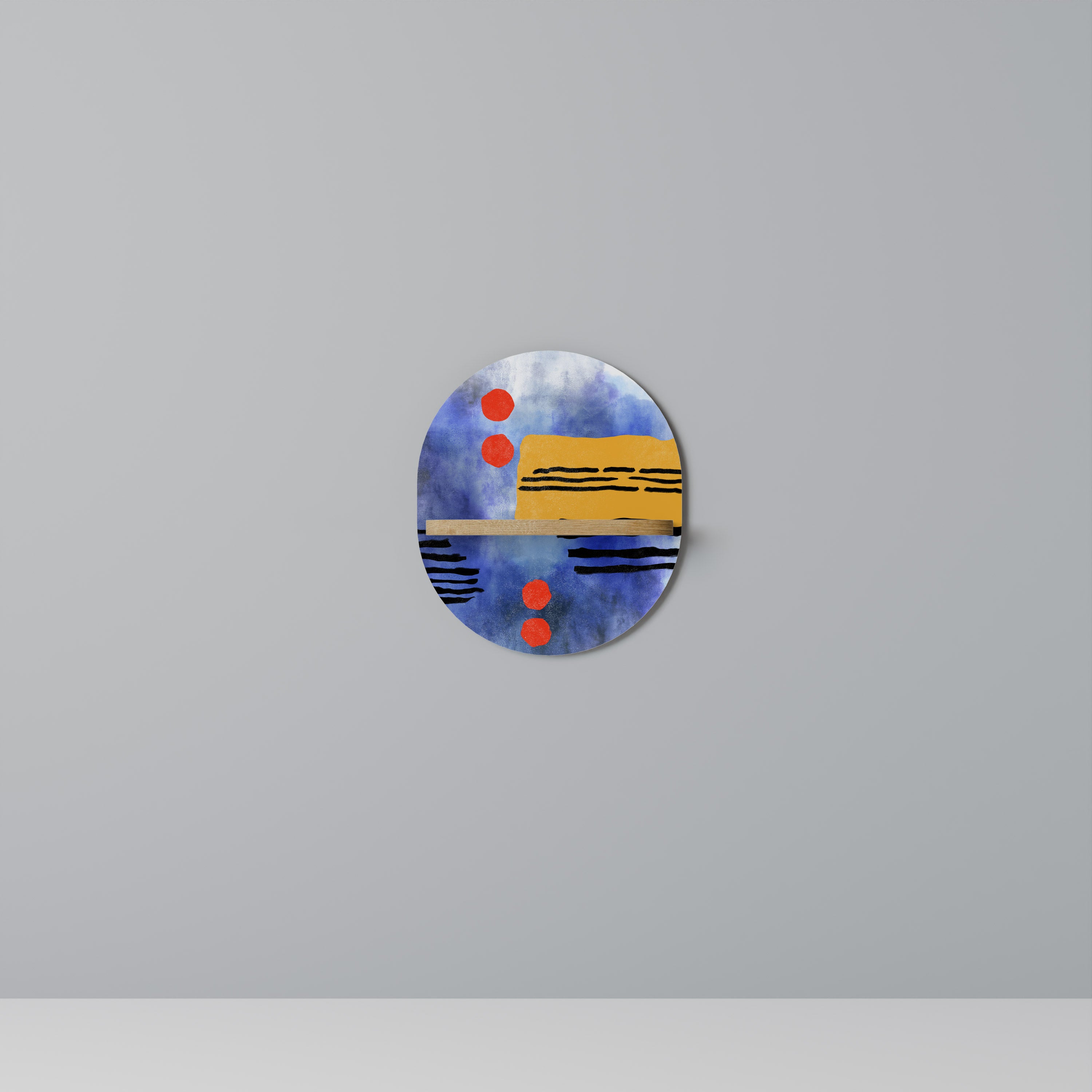 NIGHTFALL VIBRANCE Decorative Art Shelf