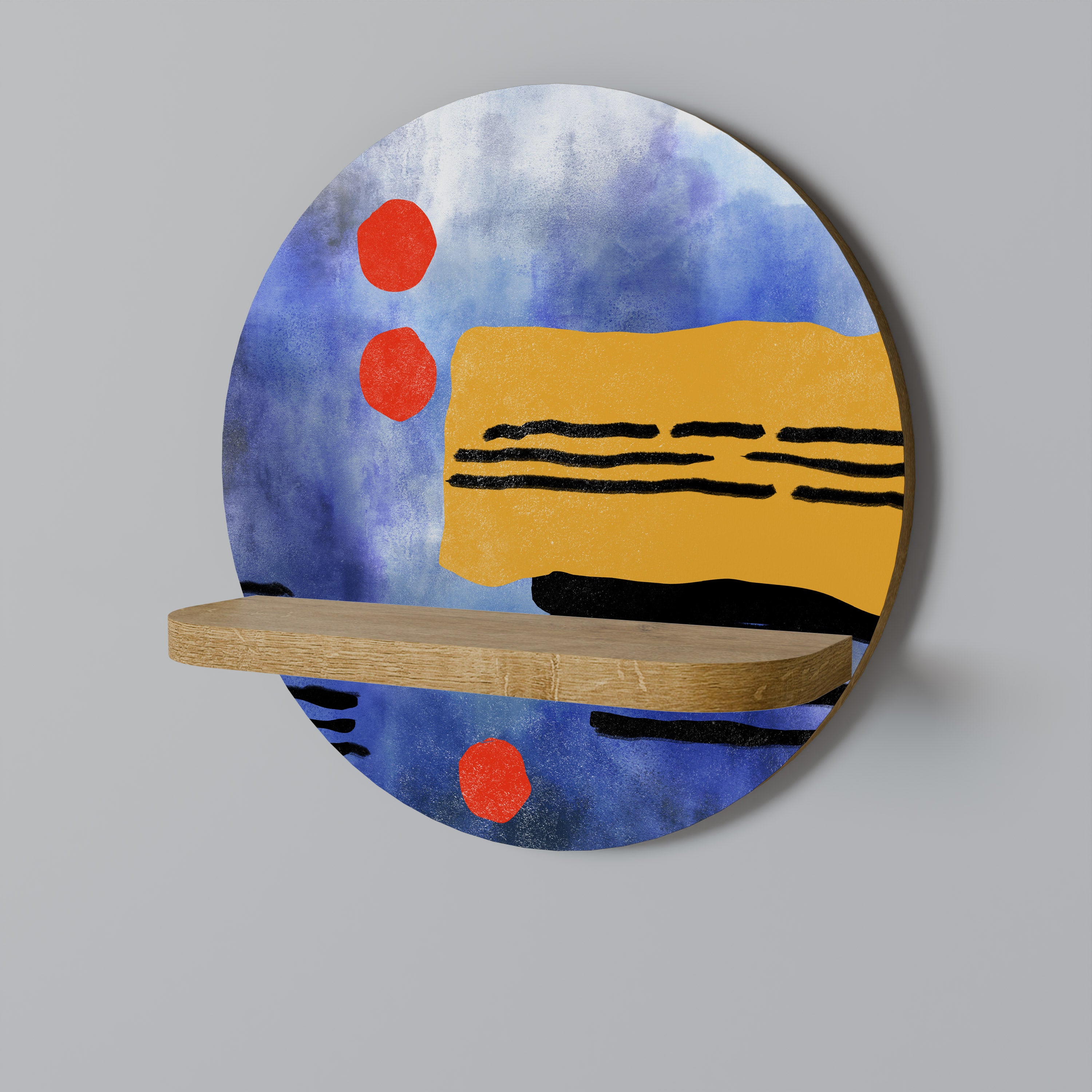 NIGHTFALL VIBRANCE Decorative Art Shelf