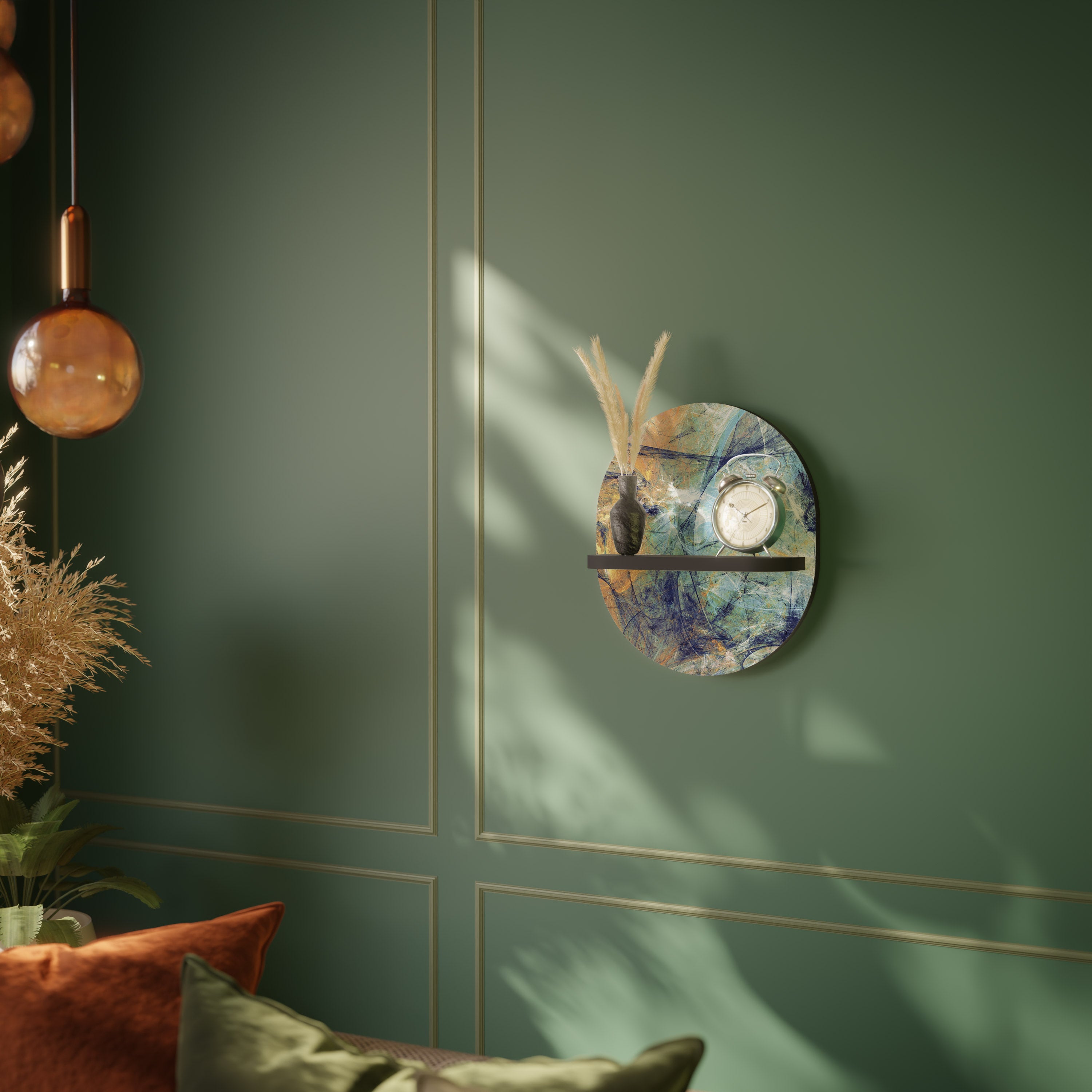 ABSTRACT THOUGHTS Decorative Art Shelf