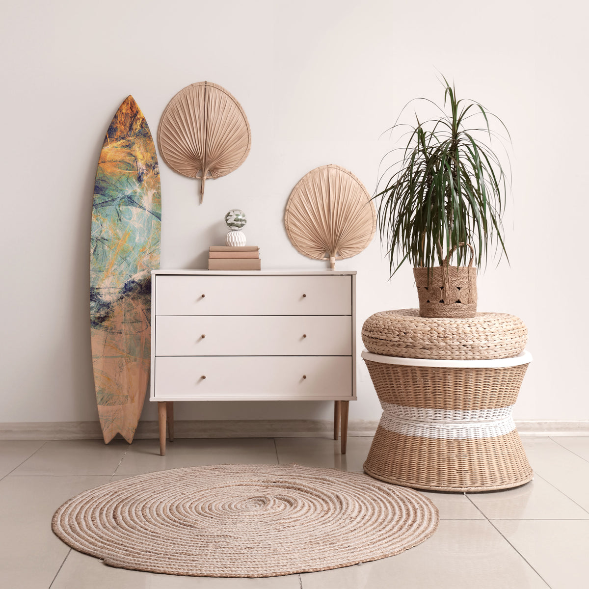 ABSTRACT THOUGHTS Surfboard Decorative Panel