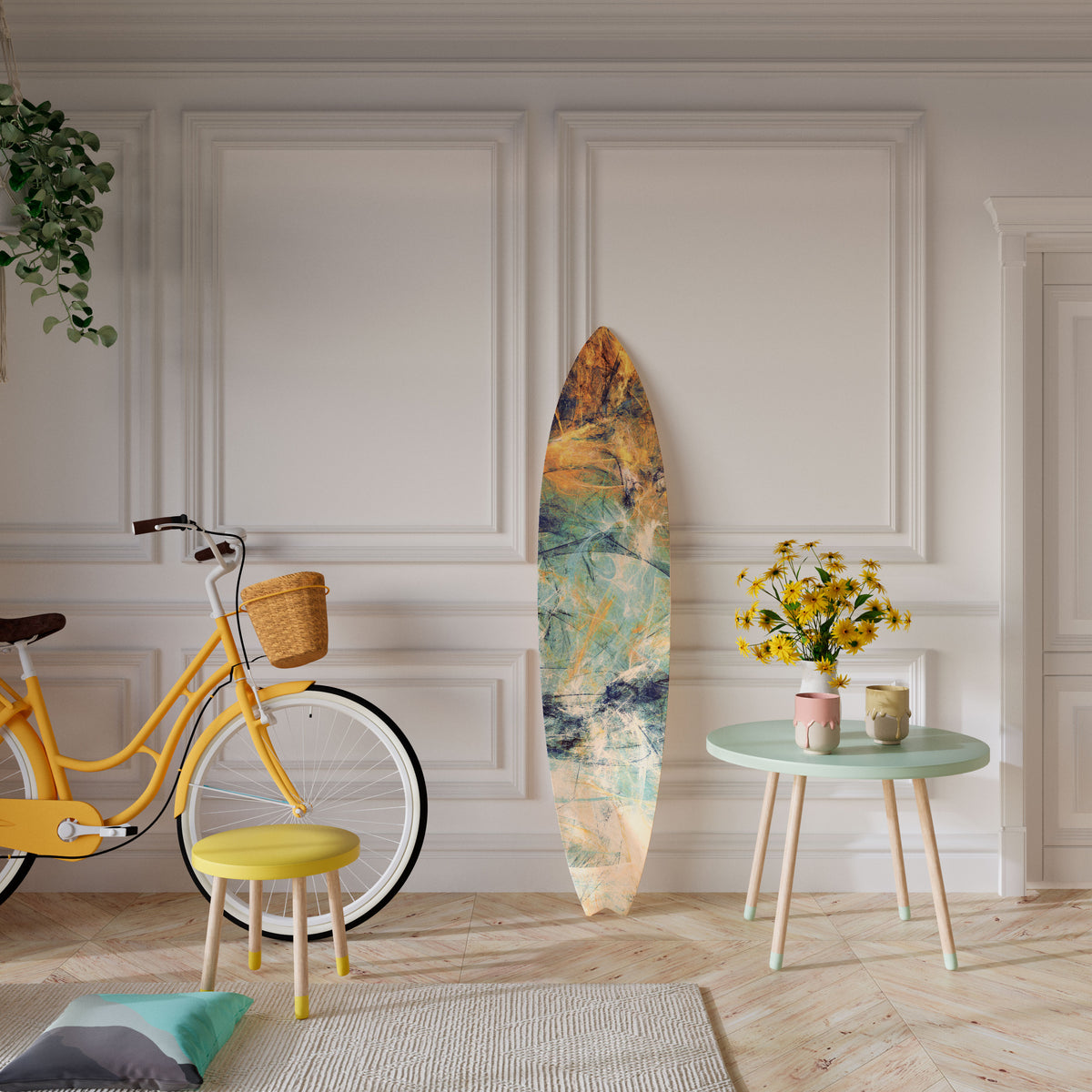 ABSTRACT THOUGHTS Surfboard Decorative Panel