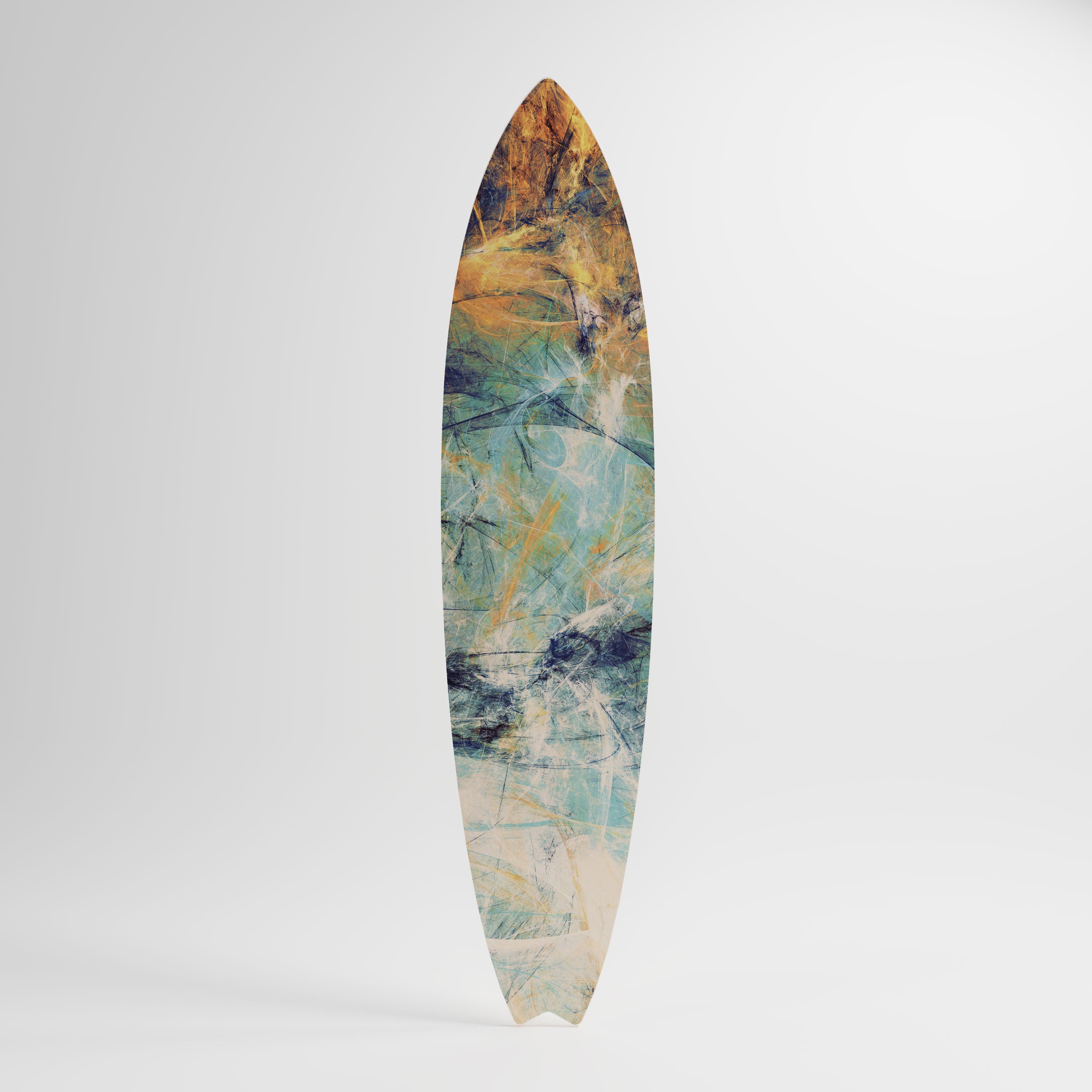 ABSTRACT THOUGHTS Panel decorativo de tabla de surf