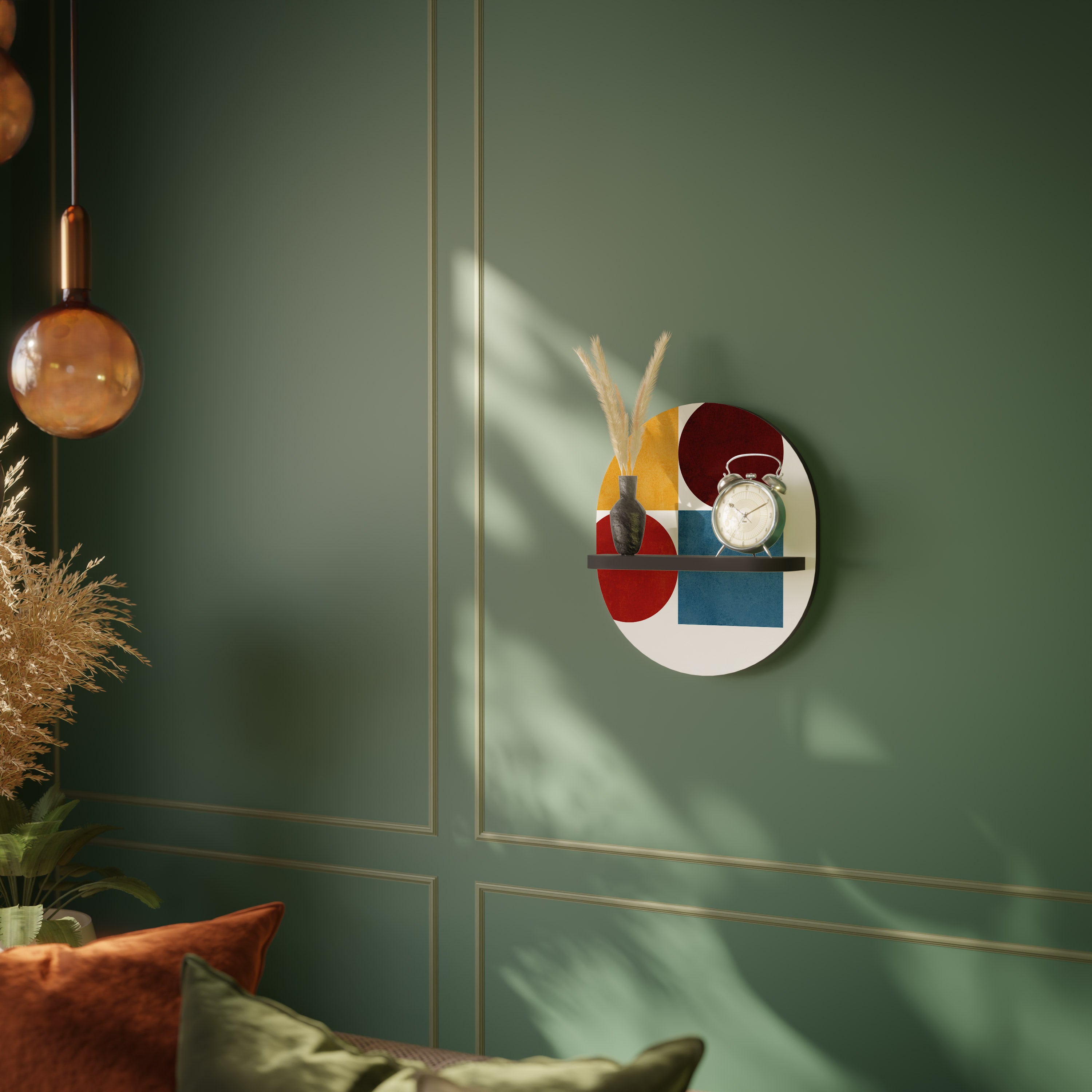 GEOMETRIC PUZZLE Decorative Art Shelf