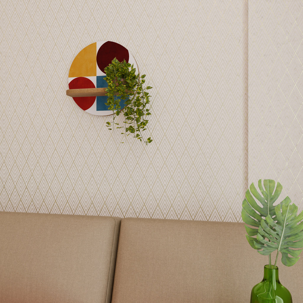 GEOMETRIC PUZZLE Decorative Art Shelf