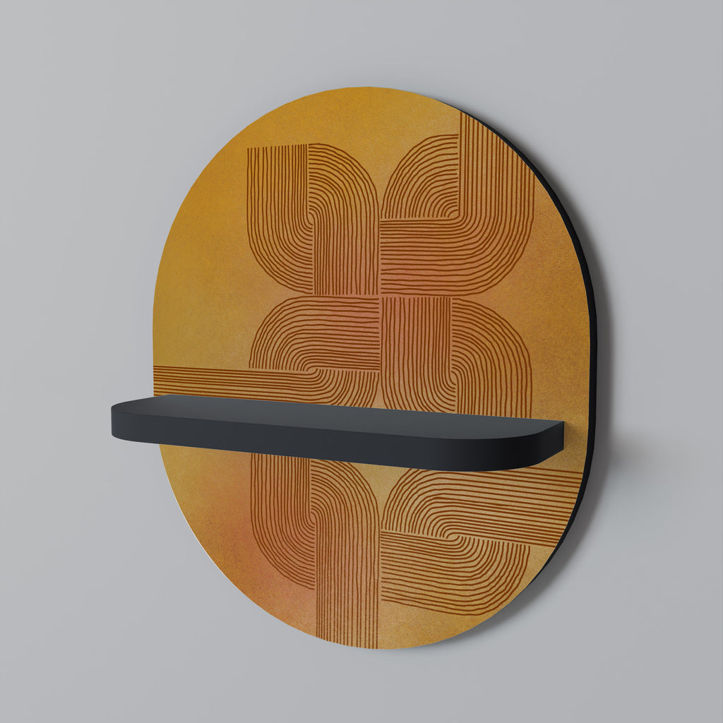 STRENGTHENING RELATION Decorative Art Shelf