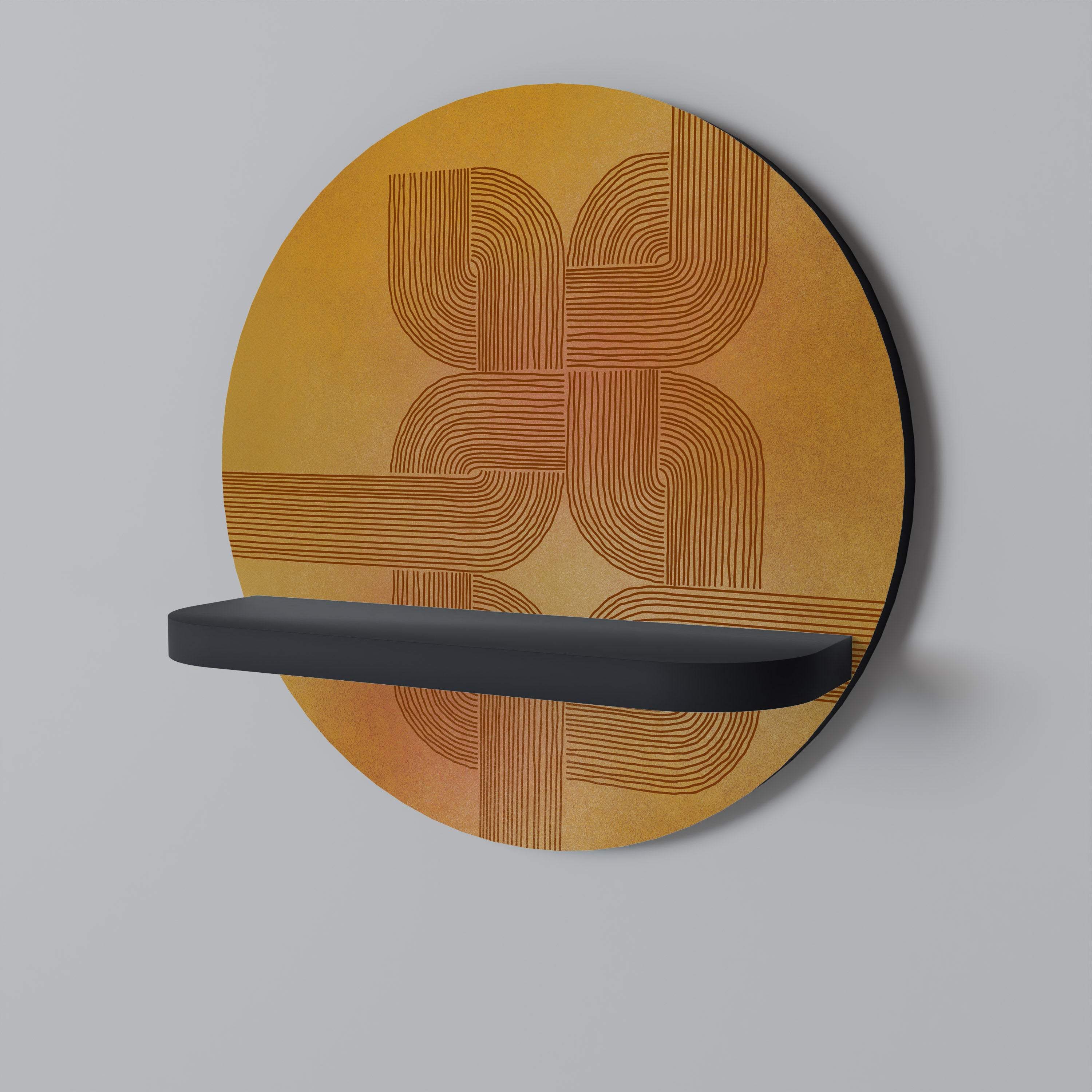 STRENGTHENING RELATION Decorative Art Shelf