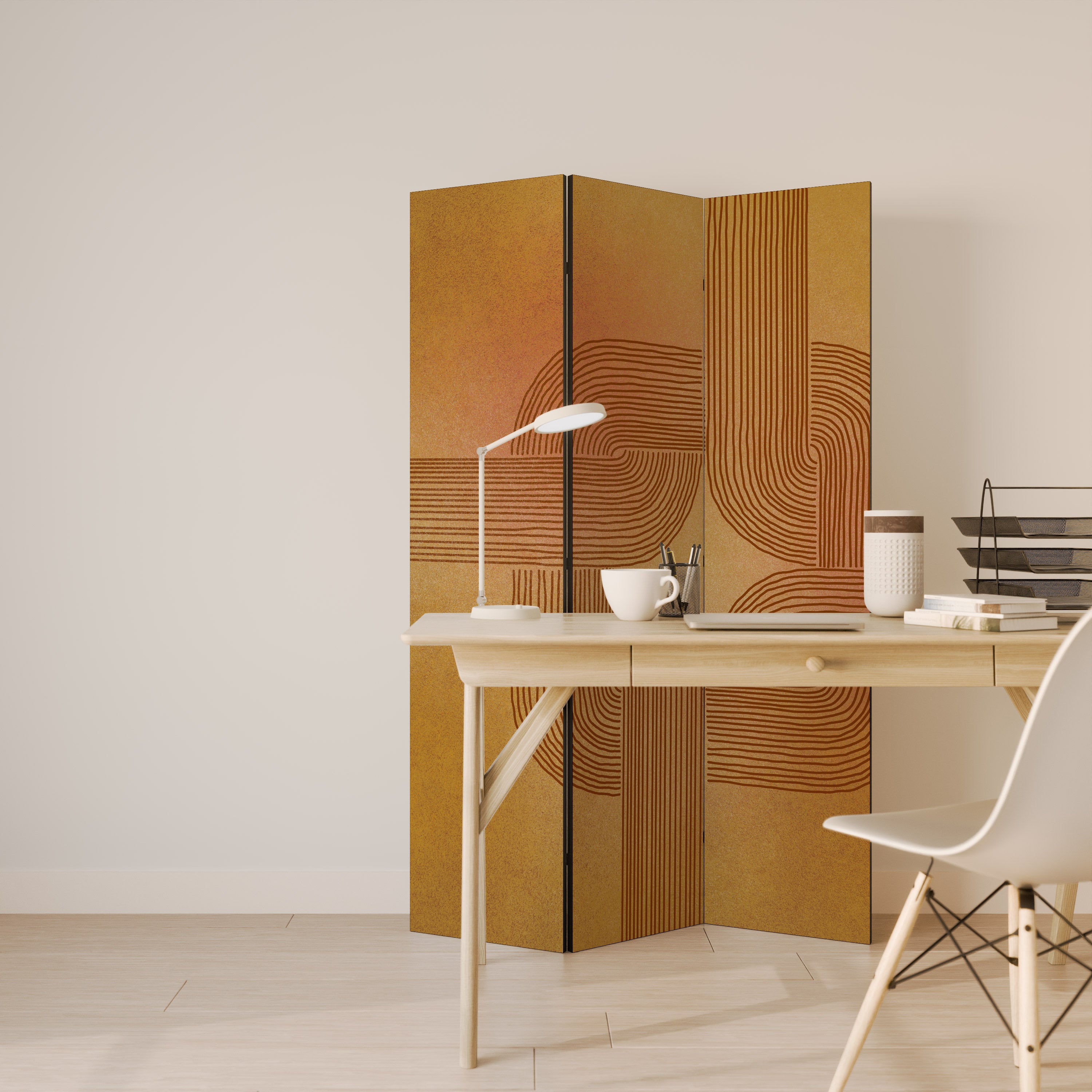 STRENGTHENING RELATION 3-Panel Room Divider