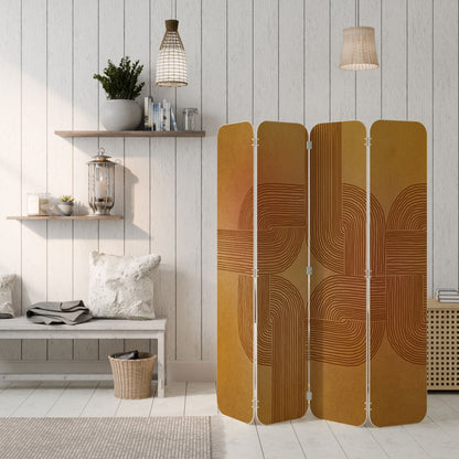 STRENGTHENING RELATION 4-Panel Plywood Room Divider