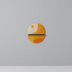 ORANGE ARRANGEMENT Decorative Art Shelf