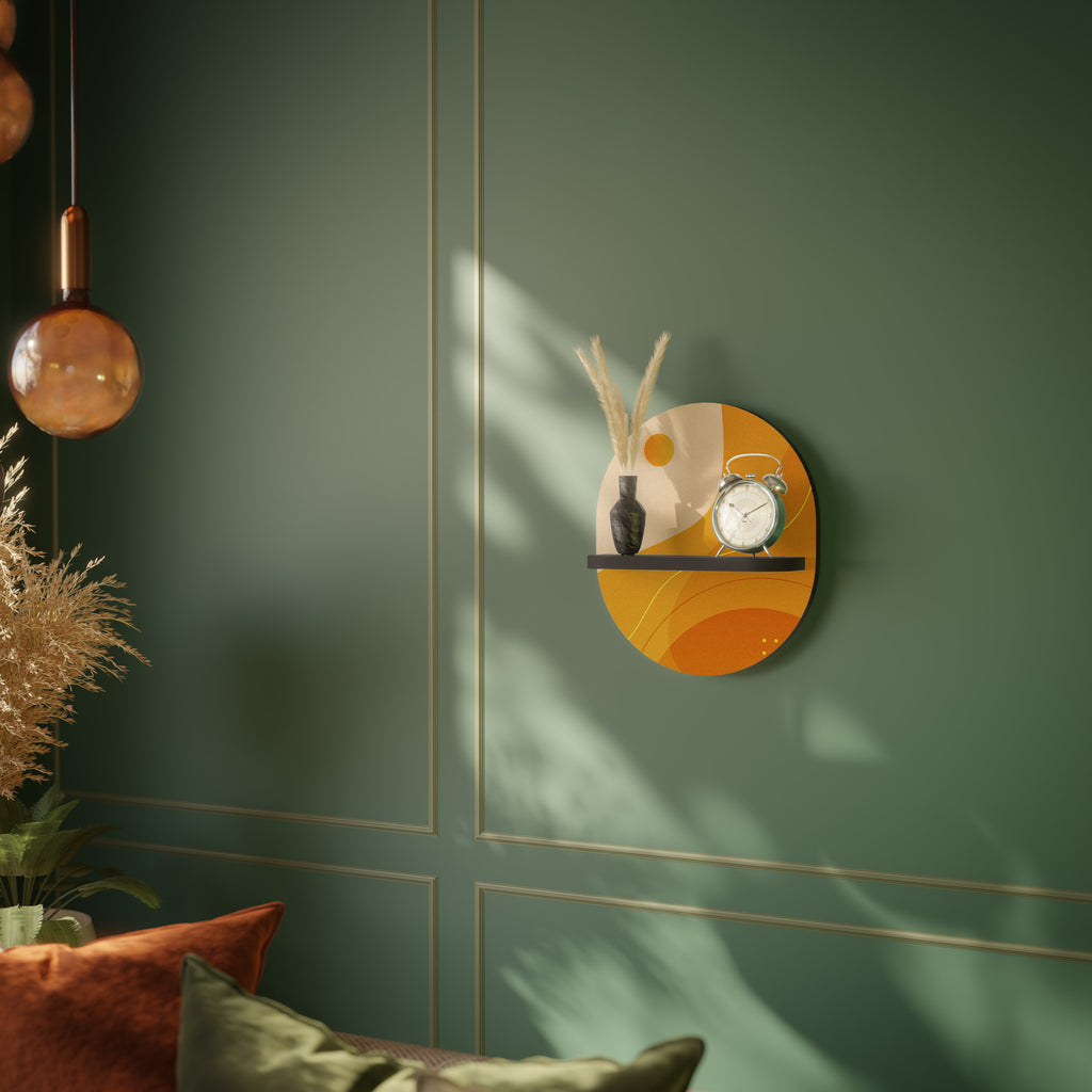 ORANGE ARRANGEMENT Decorative Art Shelf