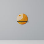 ORANGE ARRANGEMENT Decorative Art Shelf