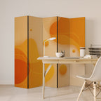 ORANGE ARRANGEMENT 5-teiliger Paravent
