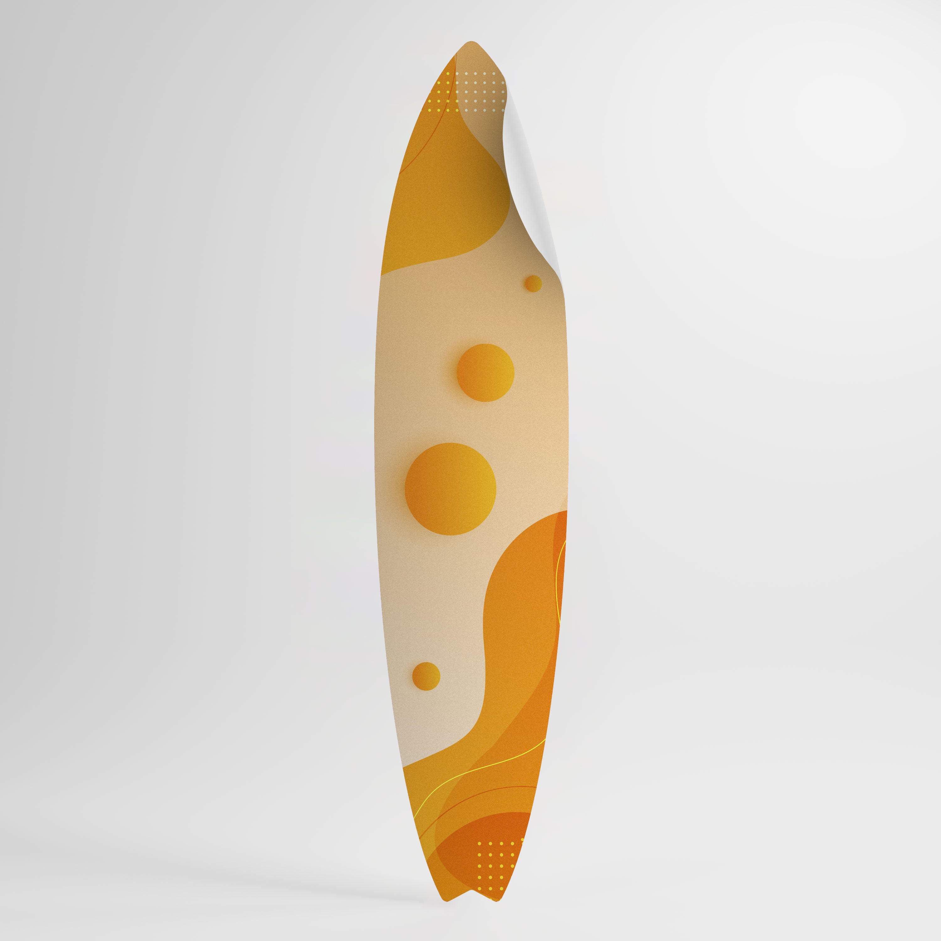 ORANGE ARRANGEMENT Vinilo decorativo de tabla de surf