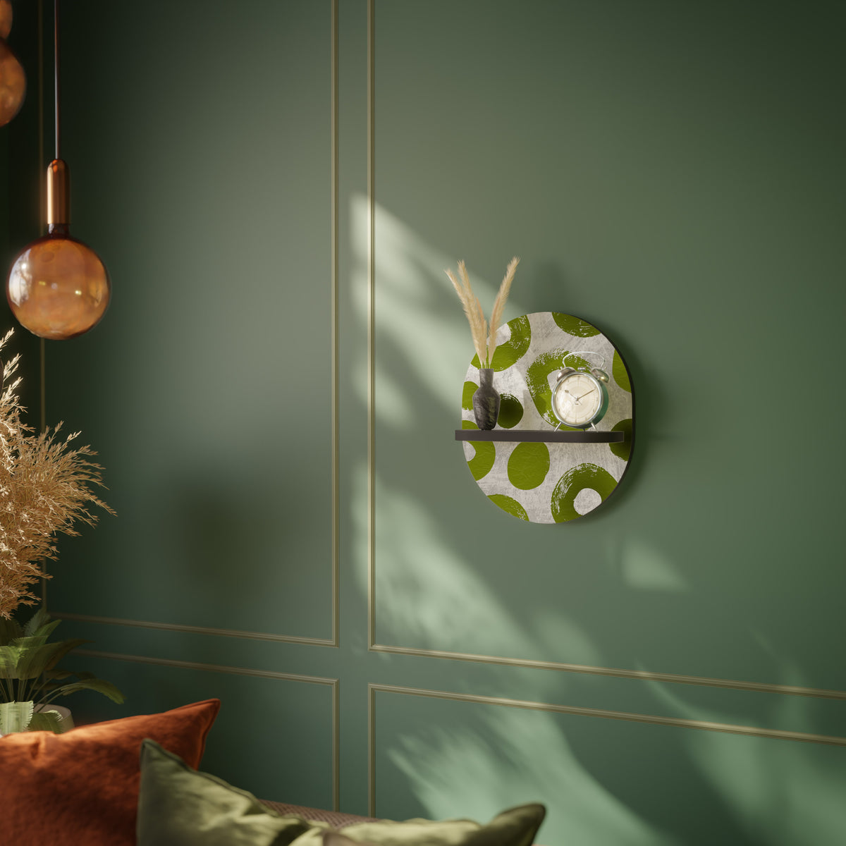 GREEN RHAPSODY Art Shelf