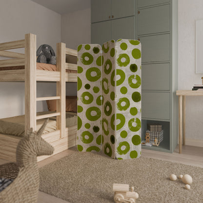 GREEN RHAPSODY 3-Panel Plywood Room Divider