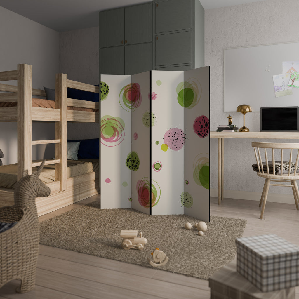 COLORFUL COSMOS Rumsavdelare 4 paneler