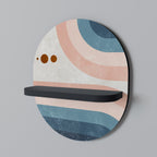 TWO HALVES Decorative Art Shelf