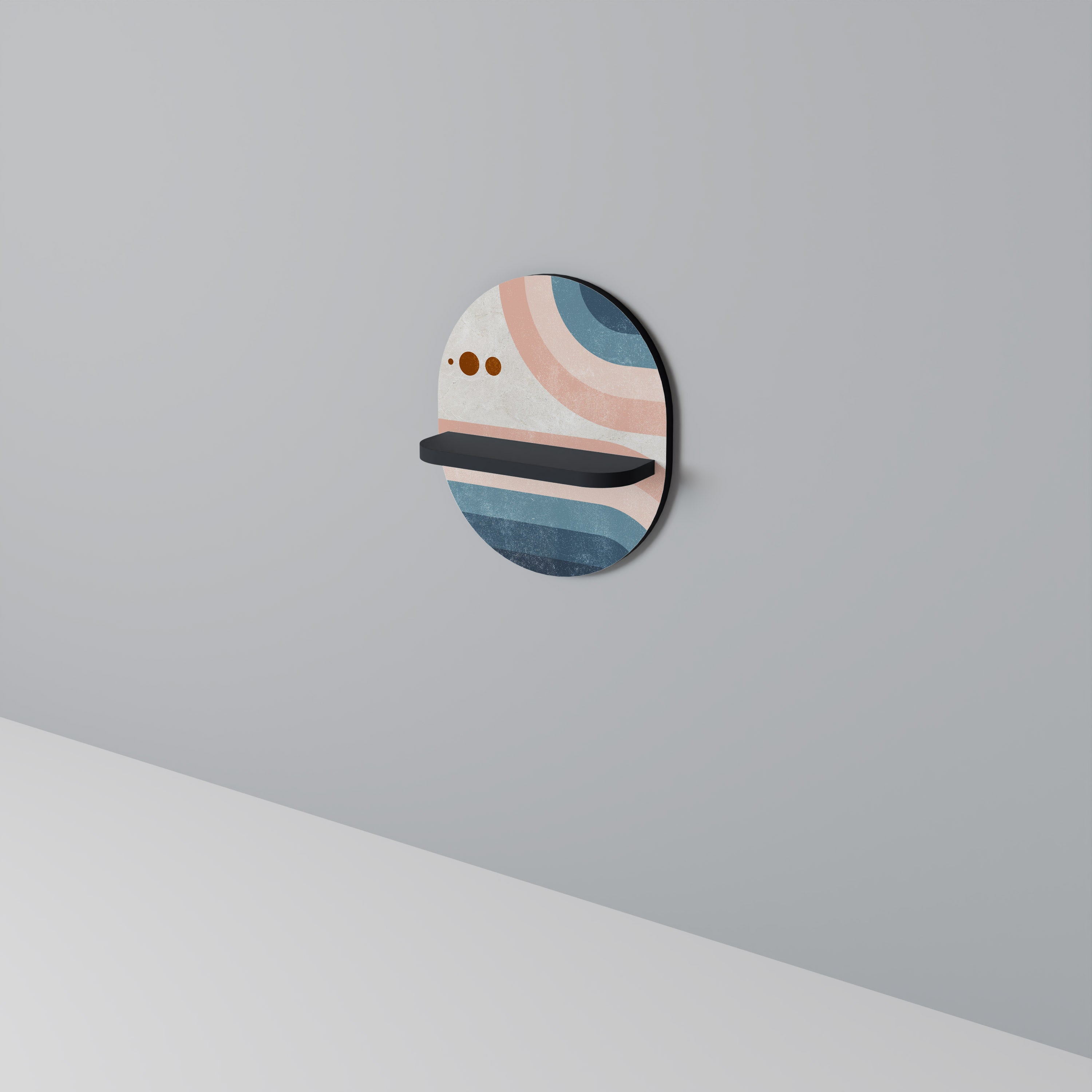 TWO HALVES Art Shelf